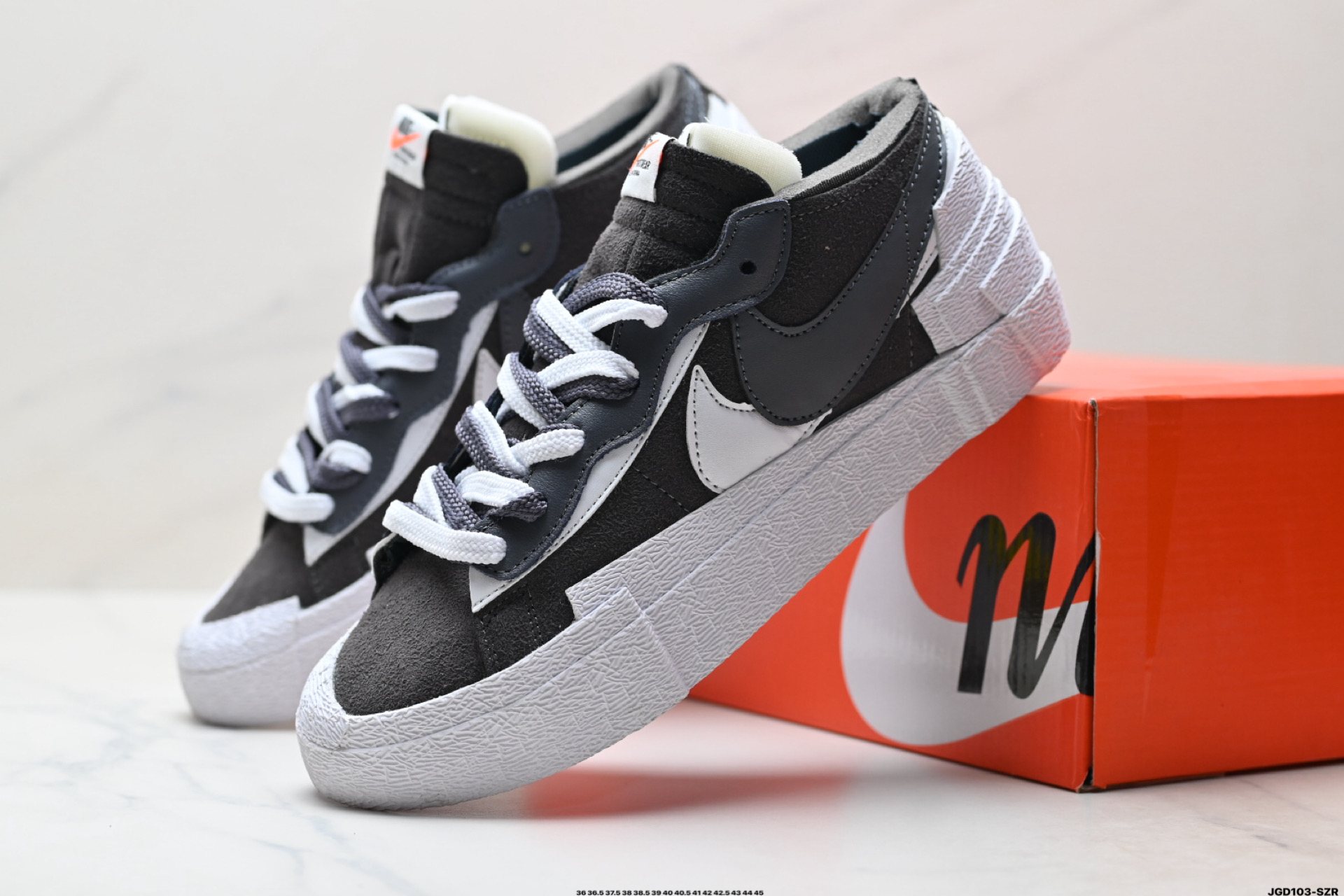 Sacai x Nike Blazer Mid 经典百搭中帮开拓者休闲运动板鞋 DD1877-100