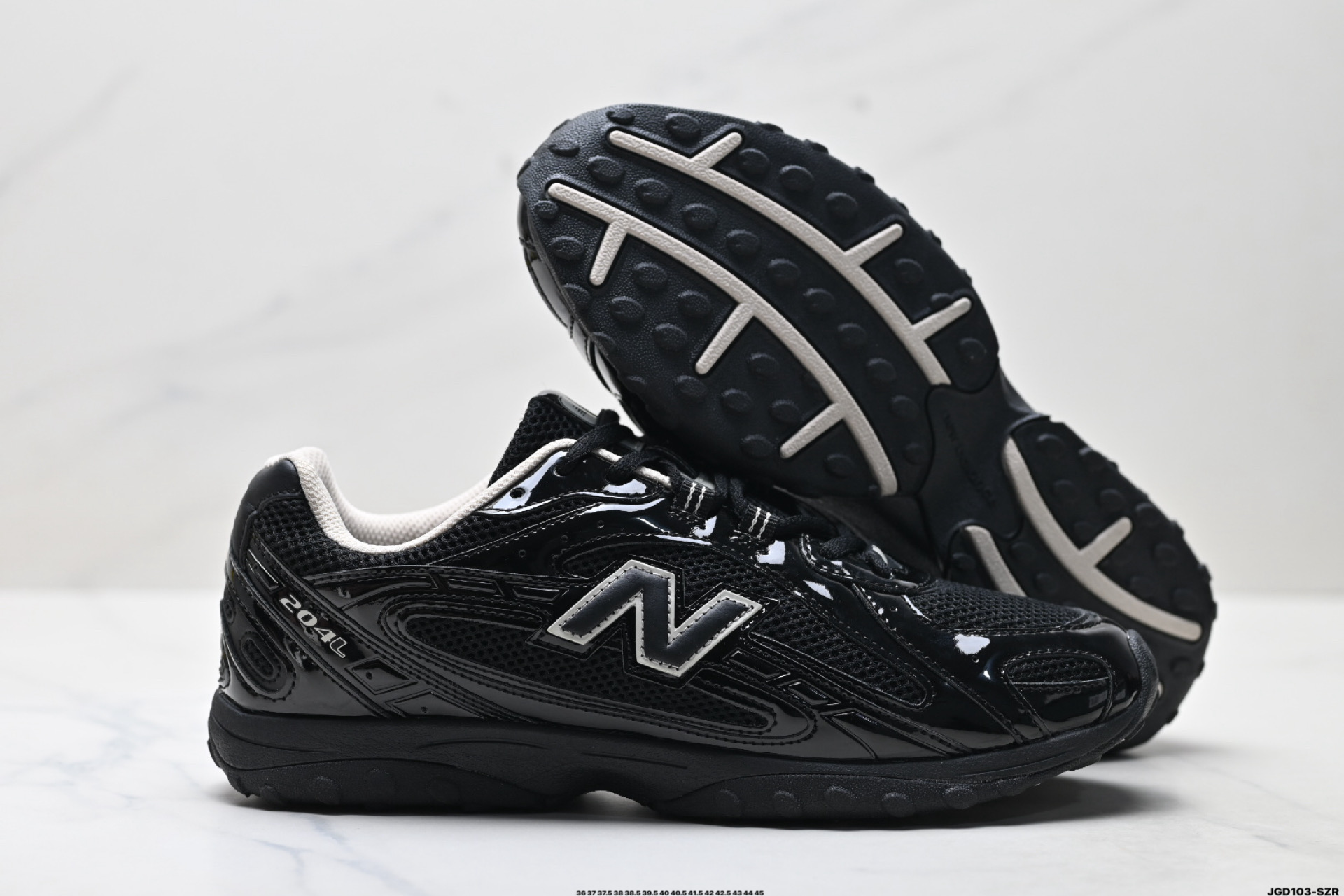 New Balance 204L系列 新百伦 薄底鞋 薄底皮质鞋带德训系 减震耐磨包裹性支撑轻便 低帮 生活休闲鞋 U204LMRA