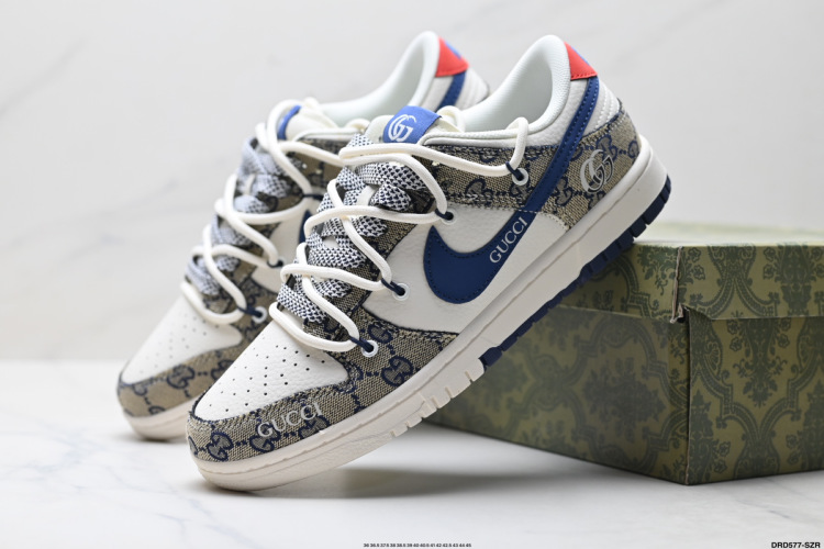 Gucci Dunk Low Retro Custom Sneakers, Low-Top Casual Shoes, Comfortable Fit 1 Gucci Dunk Low Retro Custom Sneakers, Low-Top Casual Shoes, Comfortable Fit
