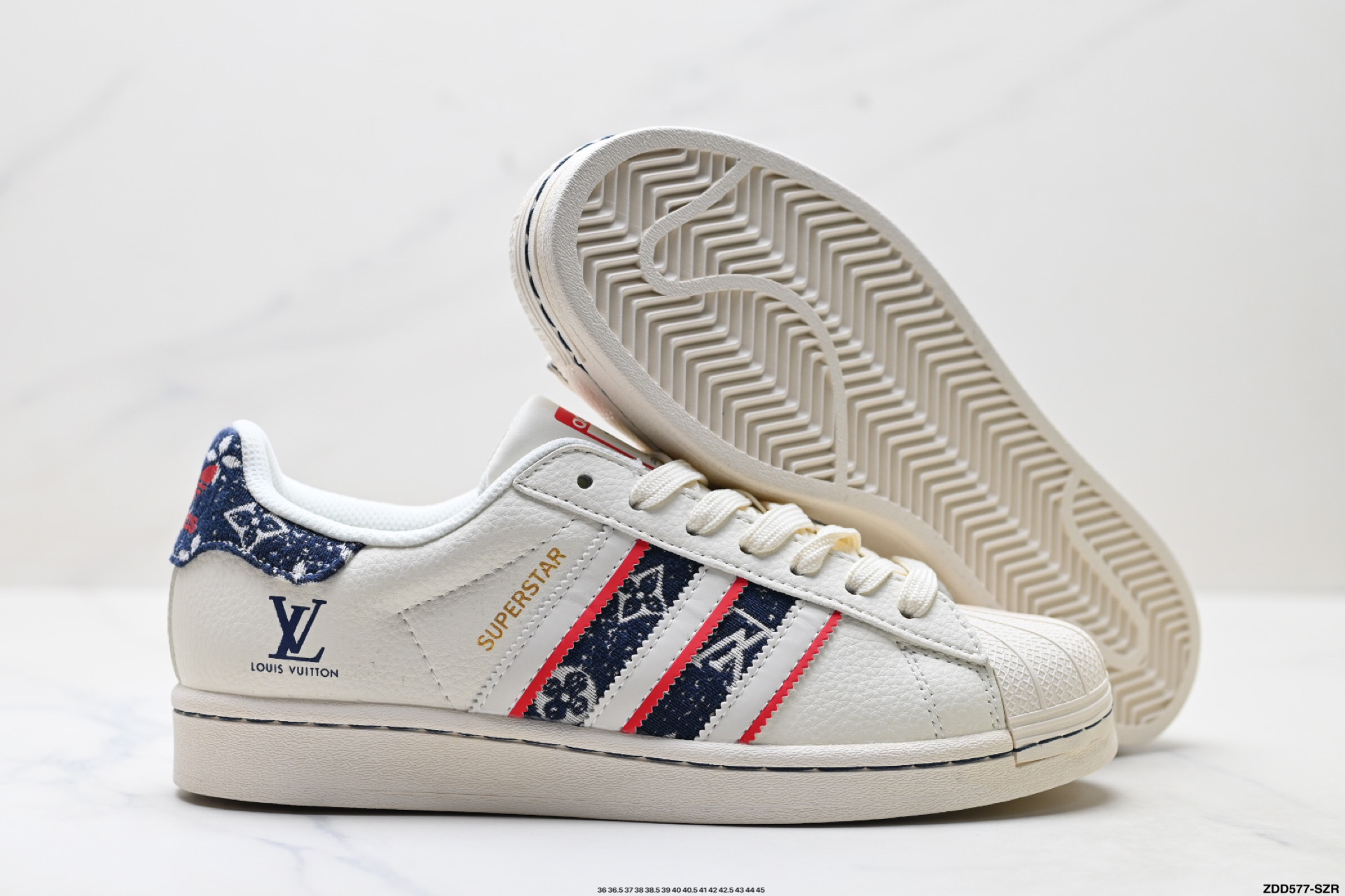 Adidas Originals Superstar 阿迪达斯 三叶草 贝壳头’DIY’系列低帮经典百搭休闲运动板鞋 JY8909