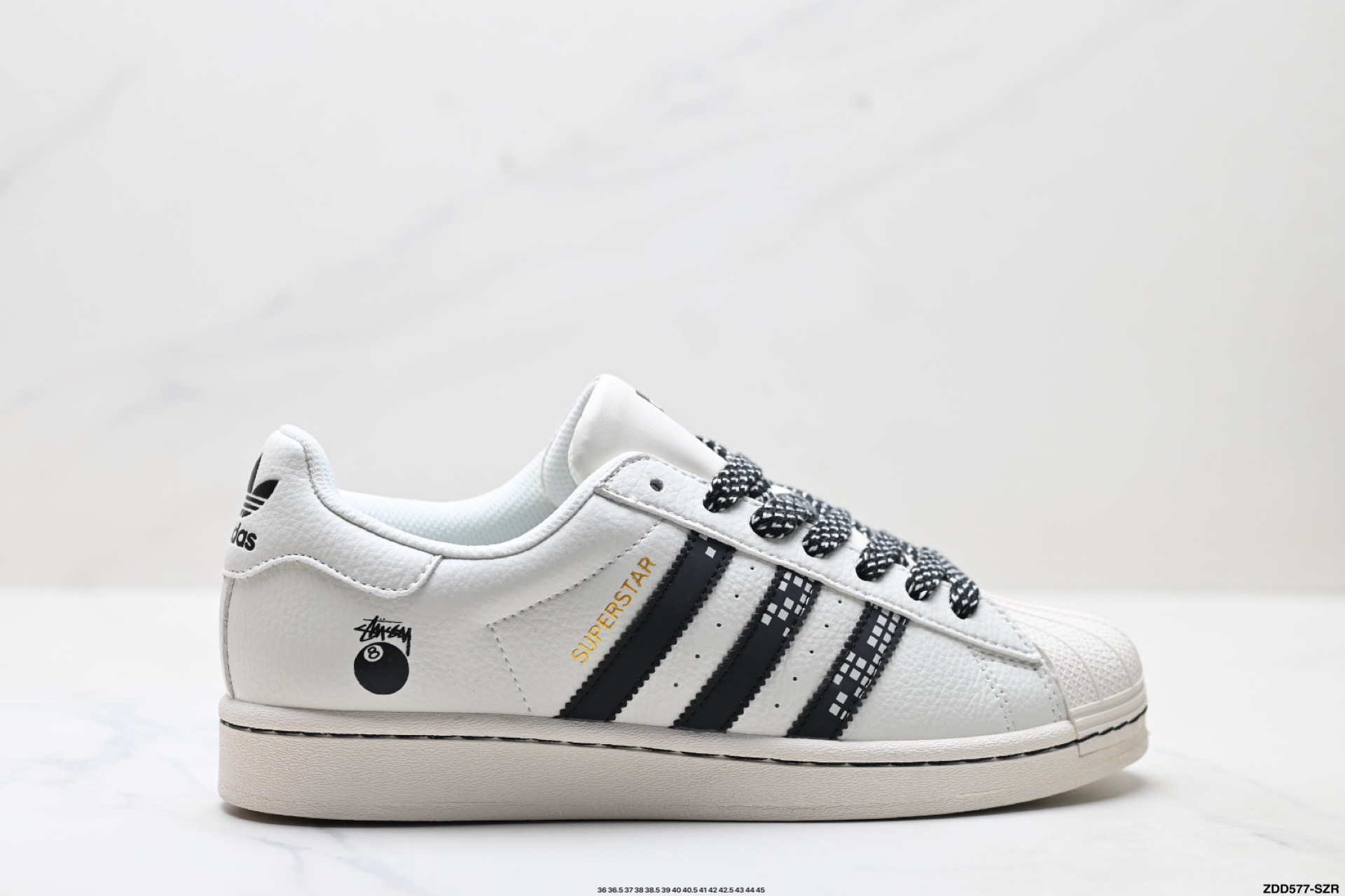 Adidas Originals Superstar 阿迪达斯 三叶草 贝壳头’DIY’系列低帮经典百搭休闲运动板鞋 JY8909