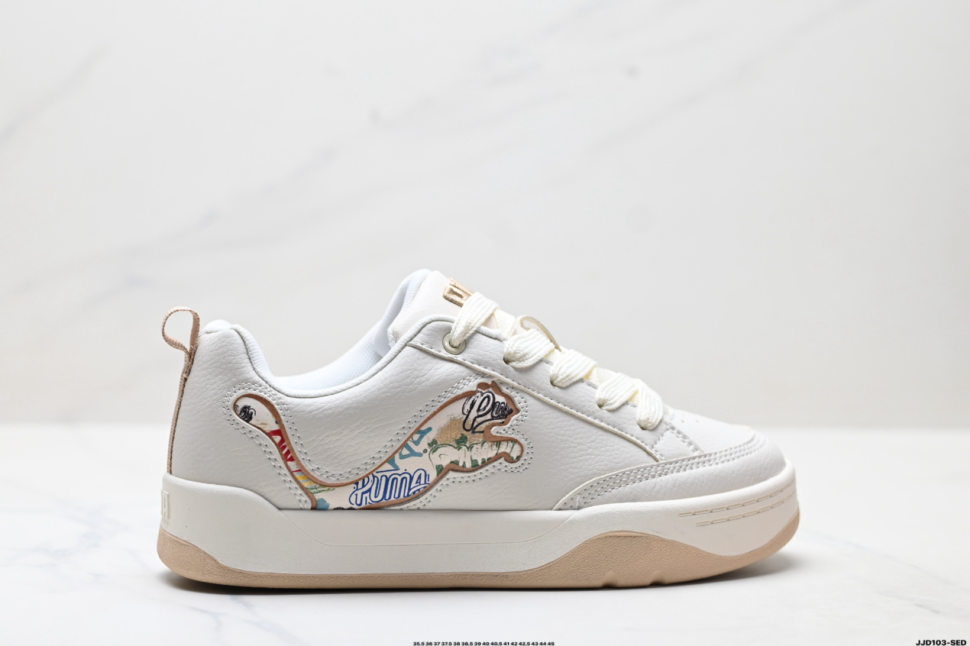 PUMA彪马Slipstream Lo Laces 男女情侣经典撞色板鞋休闲潮流时尚板鞋 400497-01