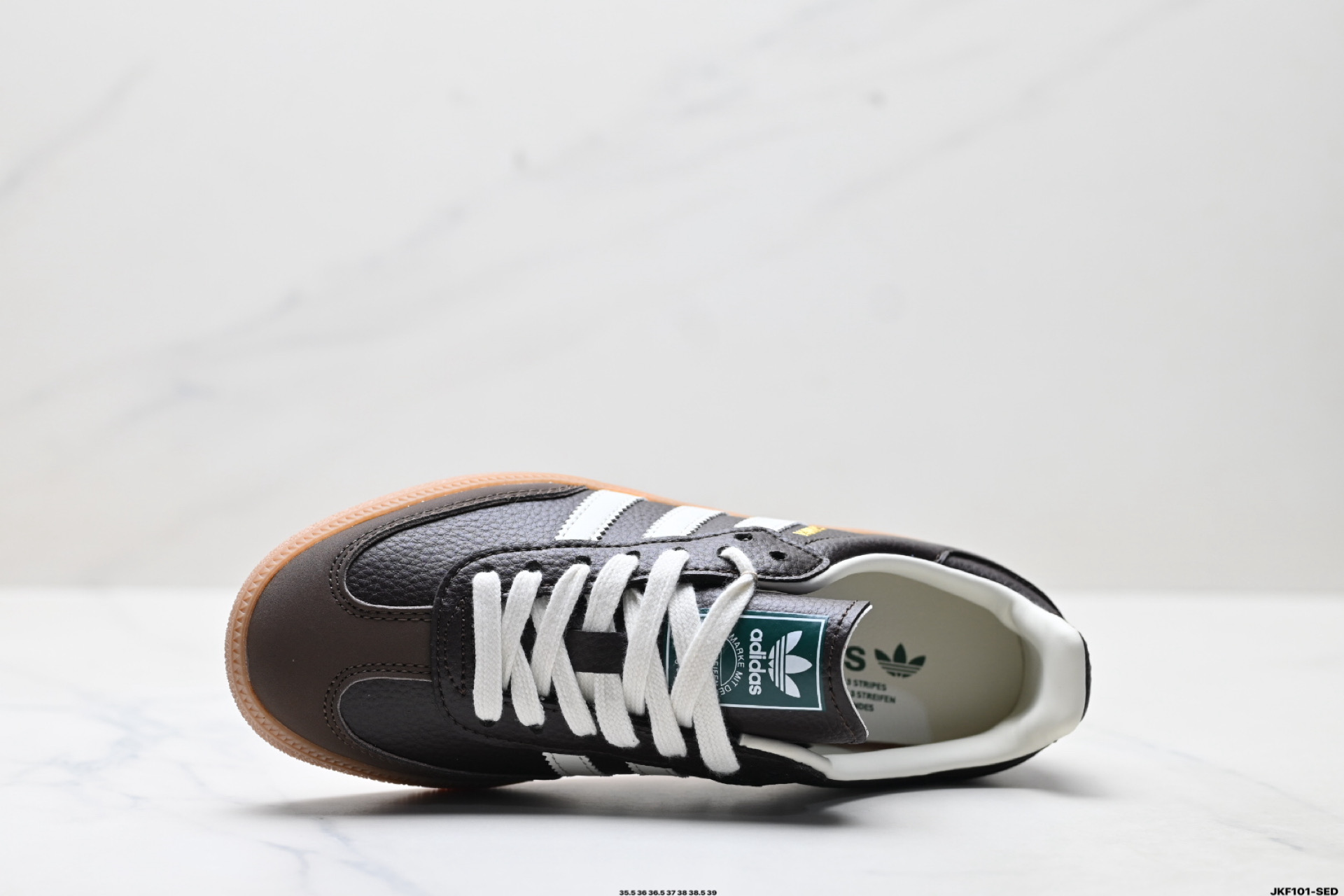 Adidas Originals Samba OG 阿迪达斯三叶草 桑巴舞系列绅士德训足球风百搭低帮休闲运动板鞋 JR0891