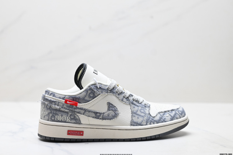 Dior x Air Jordan 1 Low Custom Sneakers, Designer Fashion Shoes For Men/Women 1 Dior x Air Jordan 1 Low Custom Sneakers, Designer Fashion Shoes For Men/Women