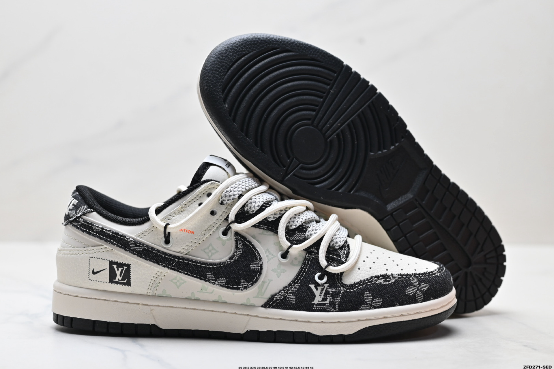 Nike Dunk Low Retro ‘DIY高端定制’耐克 低帮休闲运动板鞋 YX5066-385