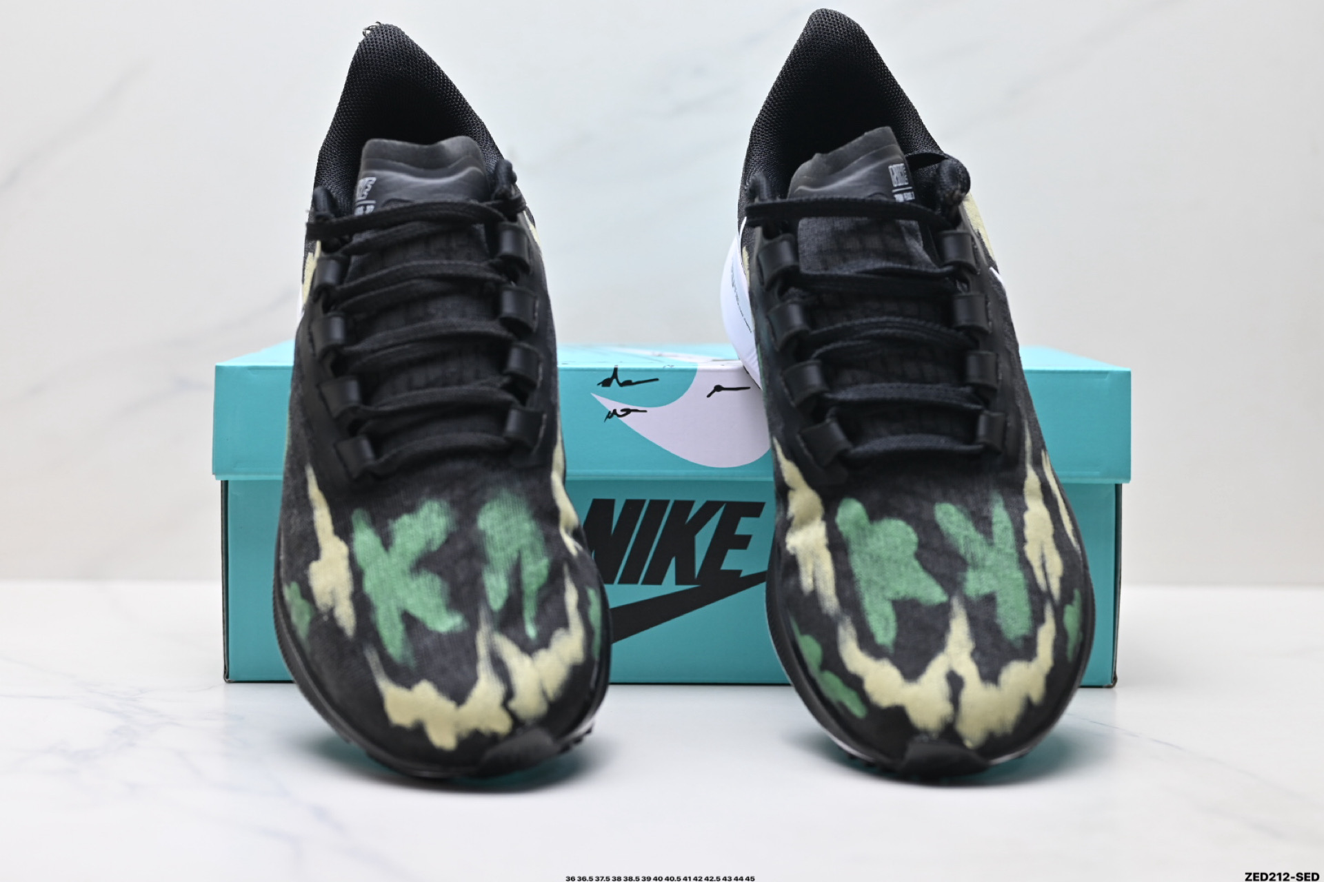 Nike Air Zoom Pegasus 45 ’DIY定制’系列耐克 超级飞马涡轮增压马拉松休闲运动慢跑鞋 BQ9647-220