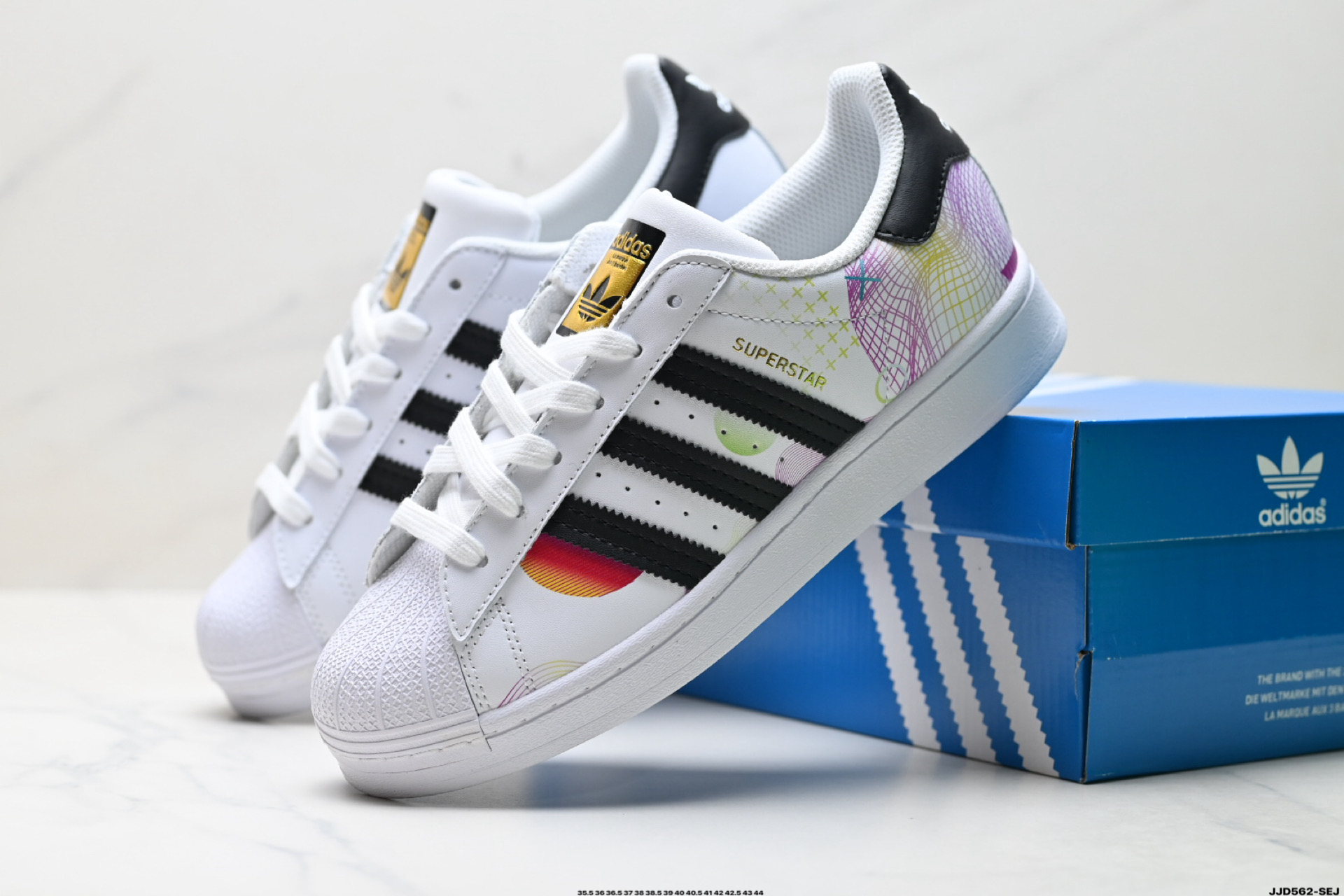 Adidas Originals Superstar贝壳头系列 阿迪达斯 低帮经典百搭休闲运动板鞋 EG4958