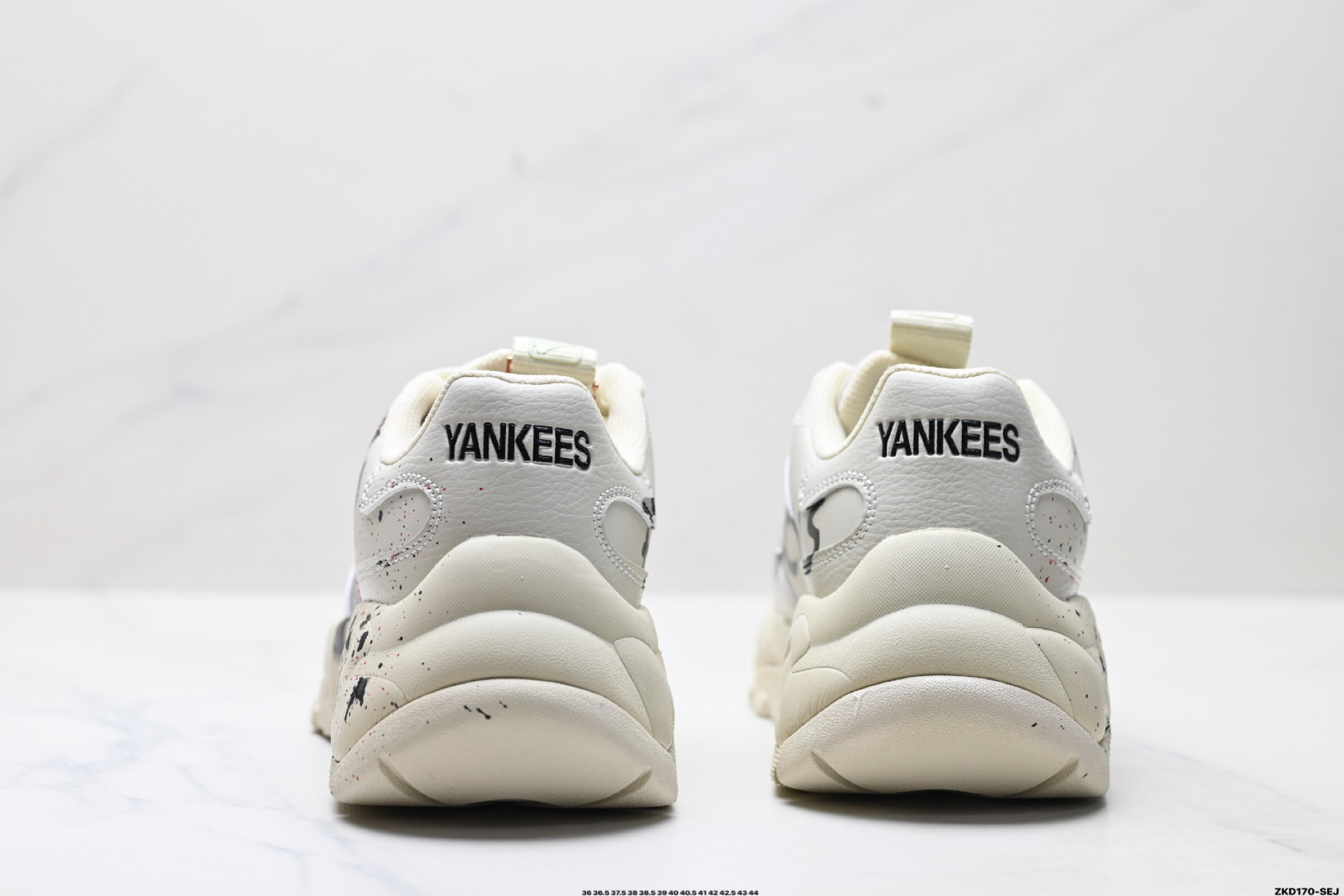 MLB BIGBALL CHUNKY PIXEL ‘DIY定制’ 简约时尚 百搭 包裹性保暖防滑防水减震 低帮 板鞋 32SHC101N