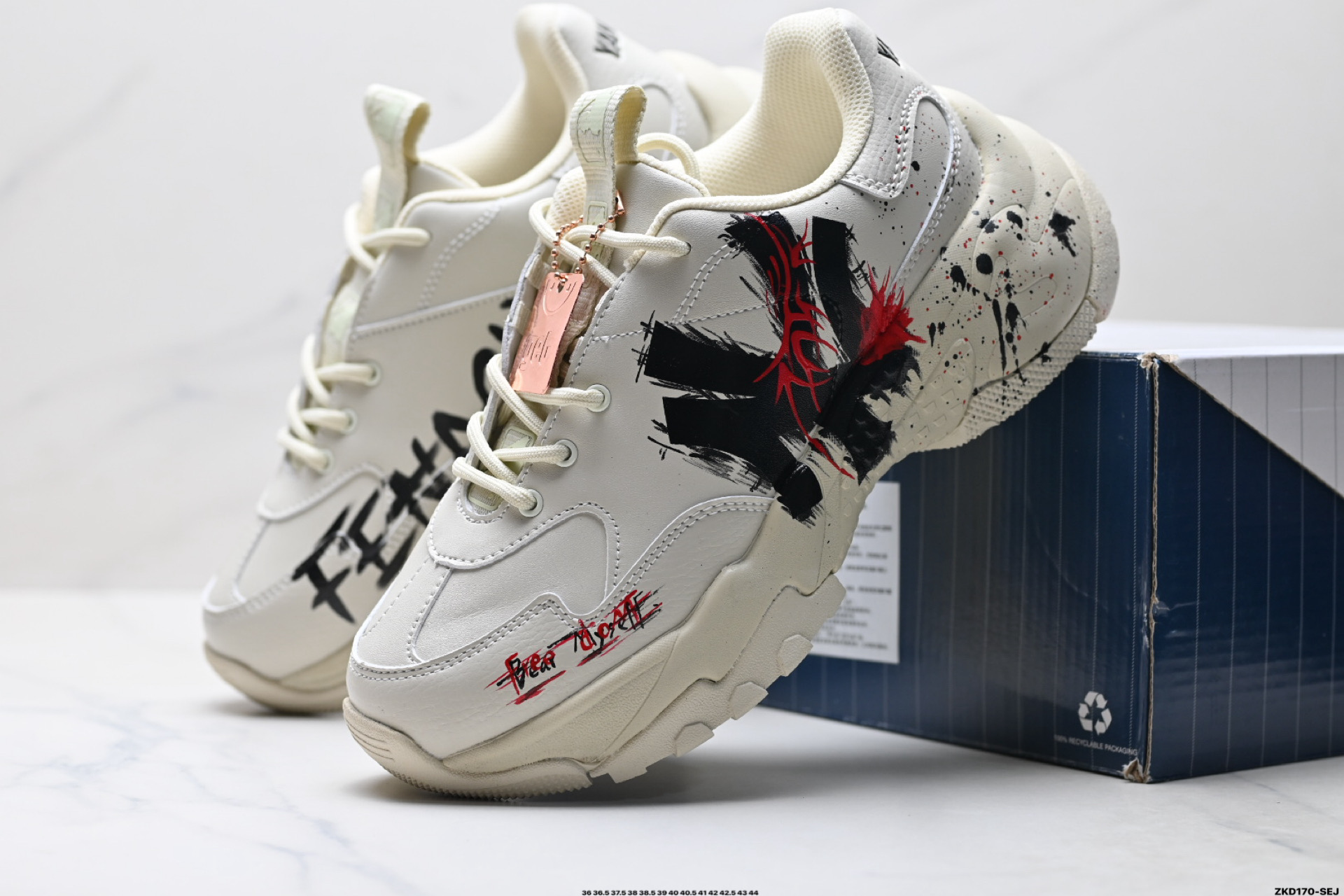 MLB BIGBALL CHUNKY PIXEL ‘DIY定制’ 简约时尚 百搭 包裹性保暖防滑防水减震 低帮 板鞋 32SHC101N