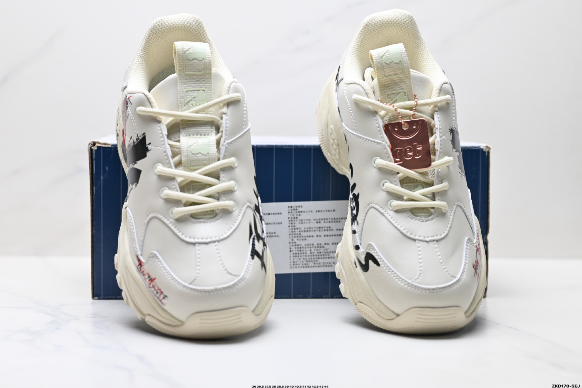 MLB BIGBALL CHUNKY PIXEL ‘DIY定制’ 简约时尚 百搭 包裹性保暖防滑防水减震 低帮 板鞋 32SHC101N