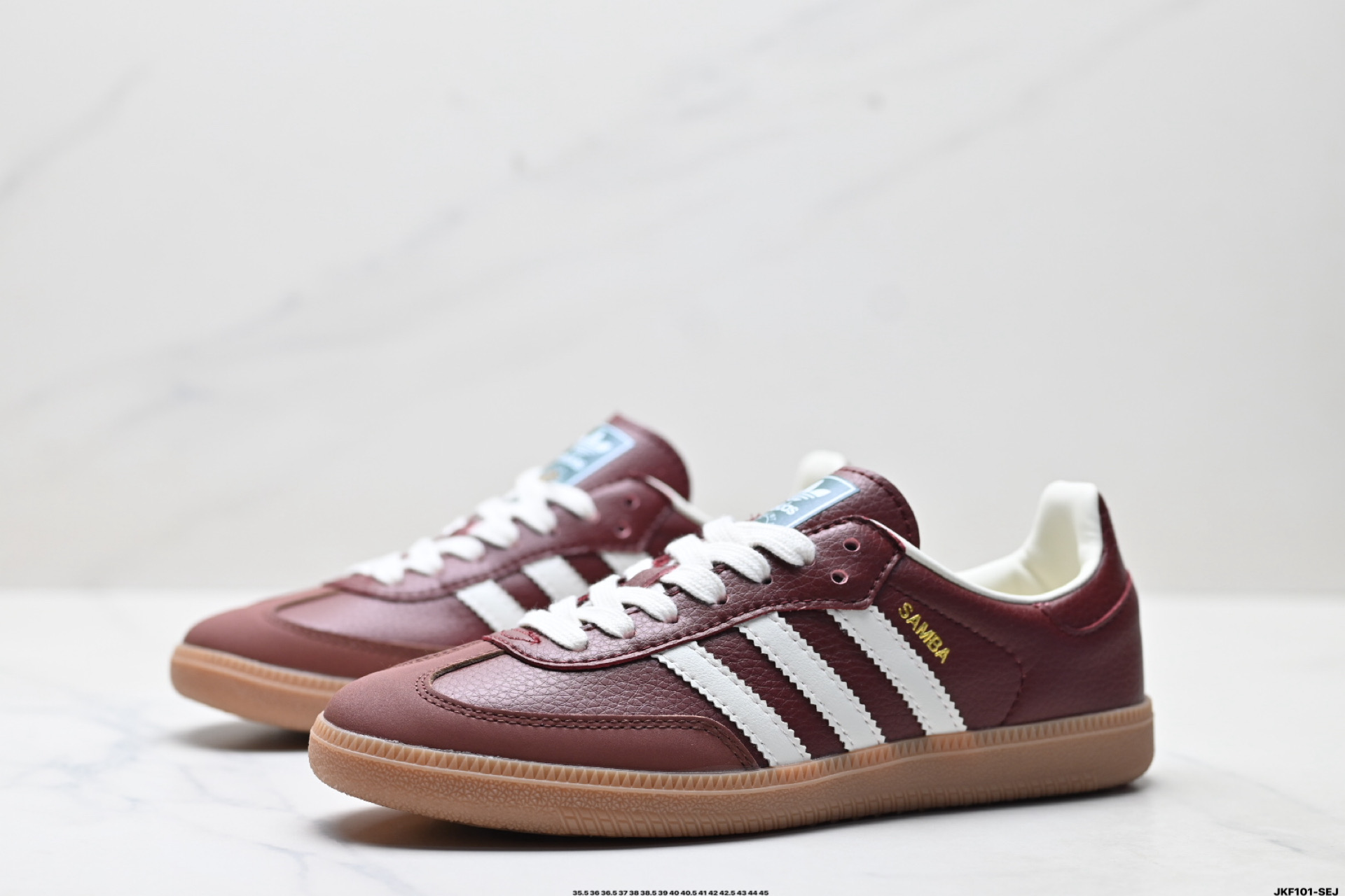 Adidas Originals Samba OG 阿迪达斯三叶草 桑巴舞系列绅士德训足球风百搭低帮休闲运动板鞋 JR0892