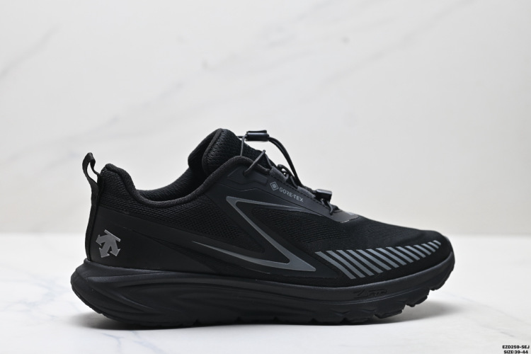 Descente EASE GORE-TEX Low Top Lifestyle Sneakers - Black, Durable & Comfy 1 Descente EASE GORE-TEX Low Top Lifestyle Sneakers – Black, Durable & Comfy