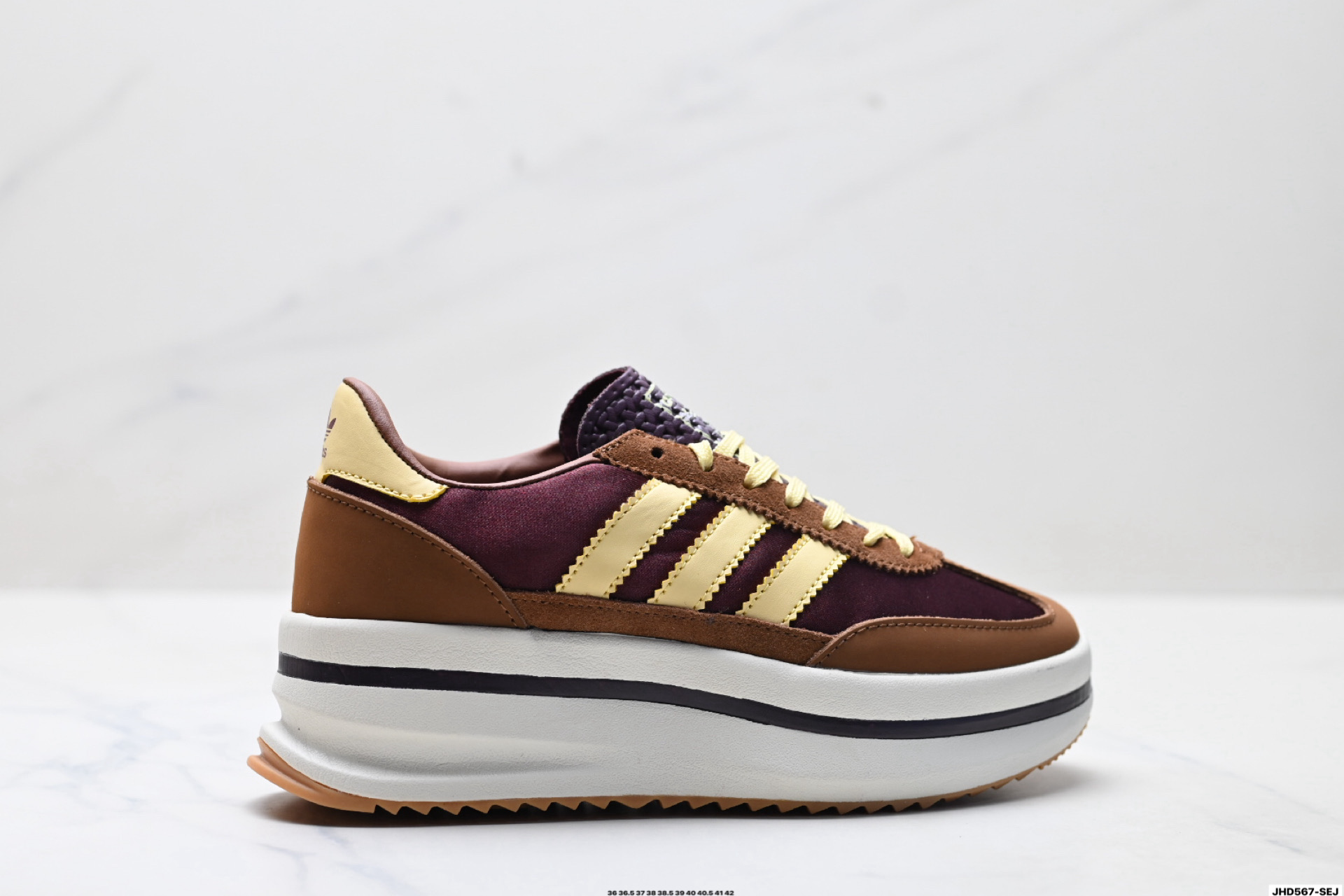 Adidas SL 72 STACK 阿迪达斯 厚底三叶草复古休闲跑步鞋休闲运动鞋 JQ6420