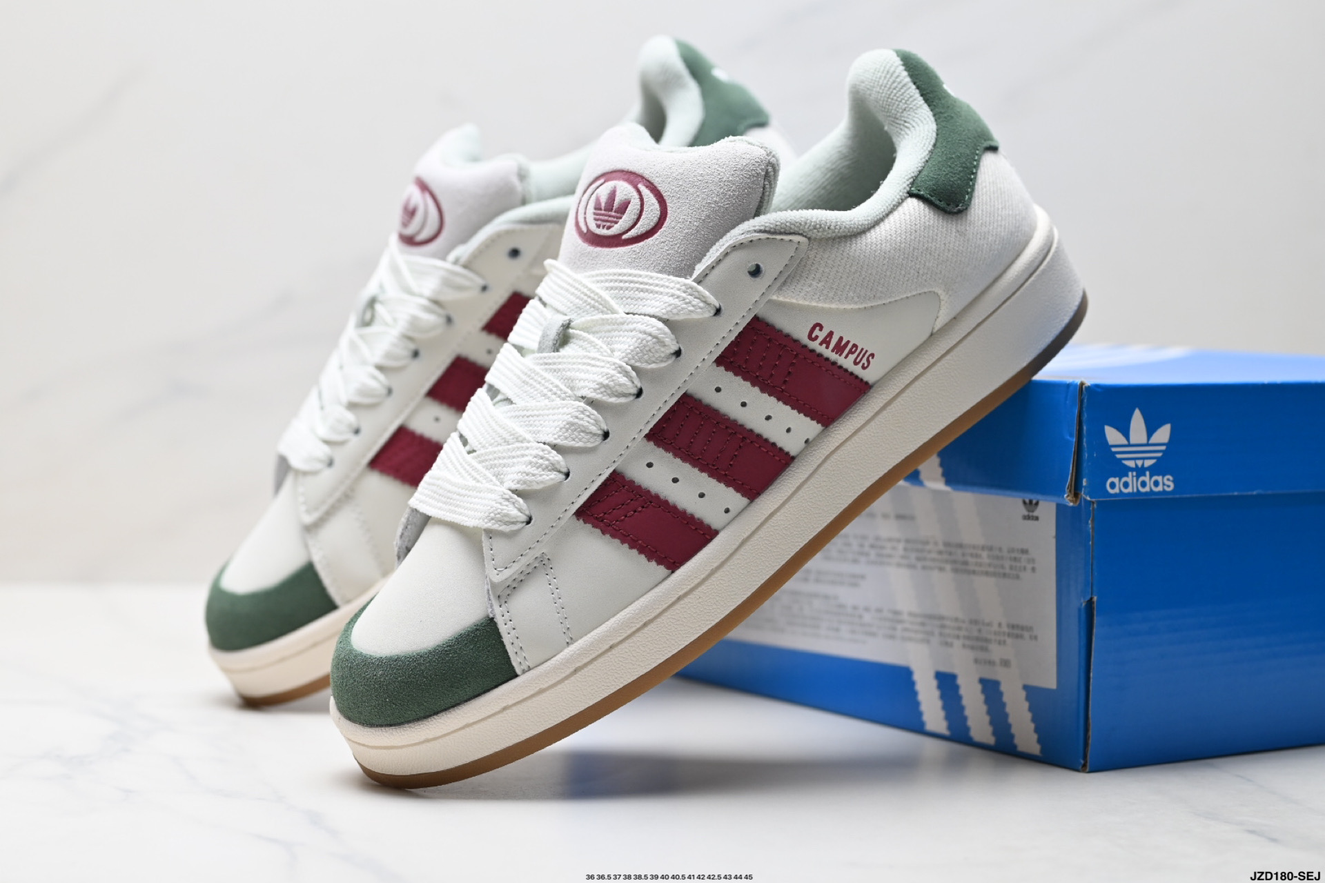 Adidas Originals Campus 00s系列 阿迪达斯 面包风经典复古低帮百搭休闲运动板鞋 lE3914