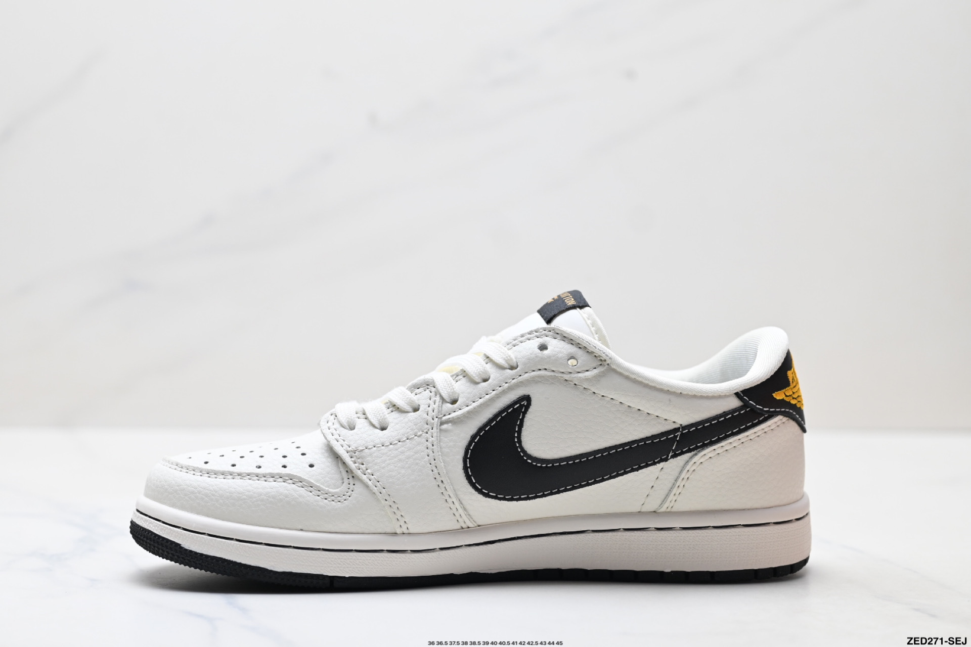 Nike Air Jordan 1 x Travis Scott AJ1倒勾 乔一倒钩 ‘DIY’定制 耐克 低帮文化篮球鞋 JW1188-144