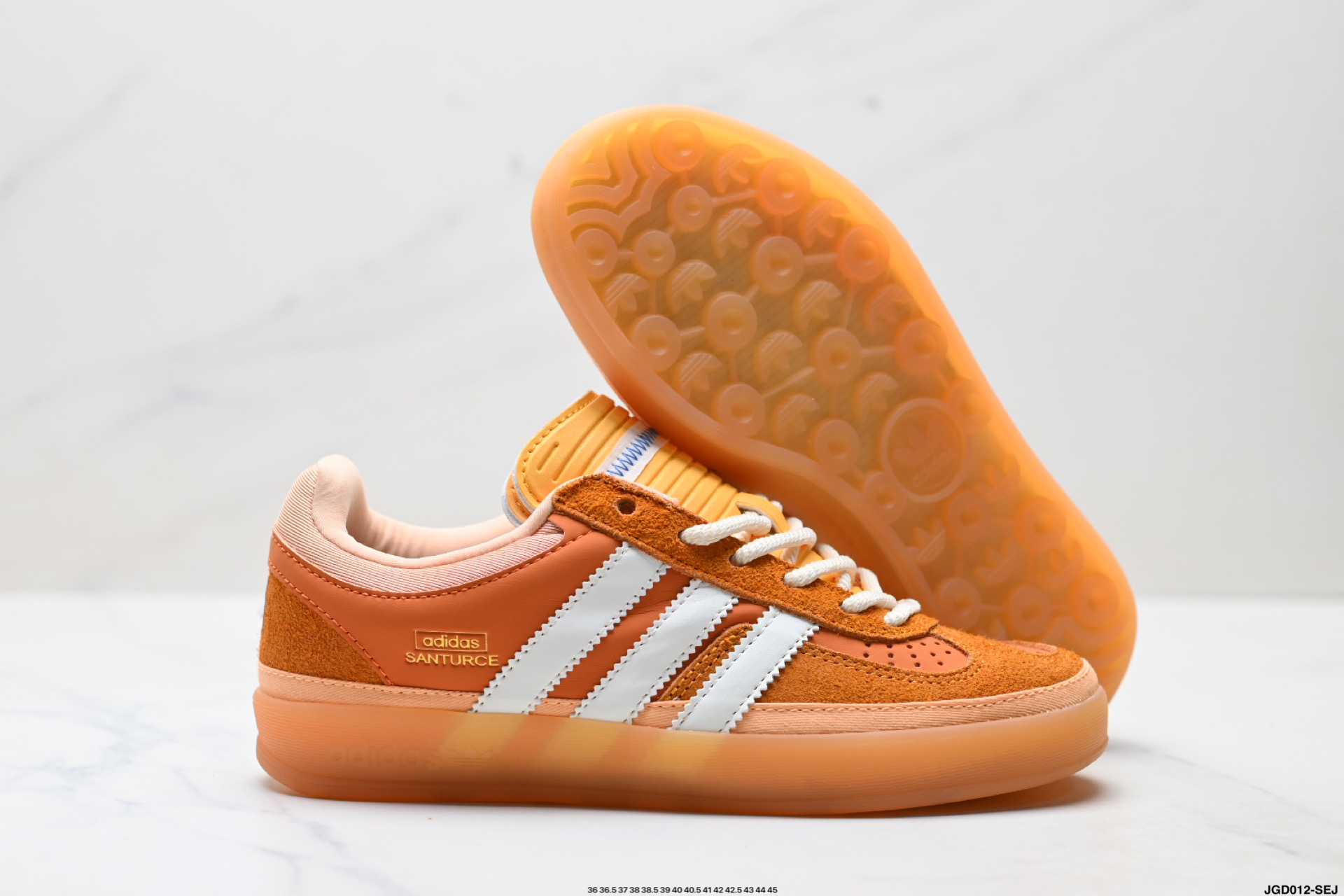 Bad Bunny x Adidas Originals Gazelle INdoor 三叶草休闲防滑耐磨低帮板鞋 JS5050
