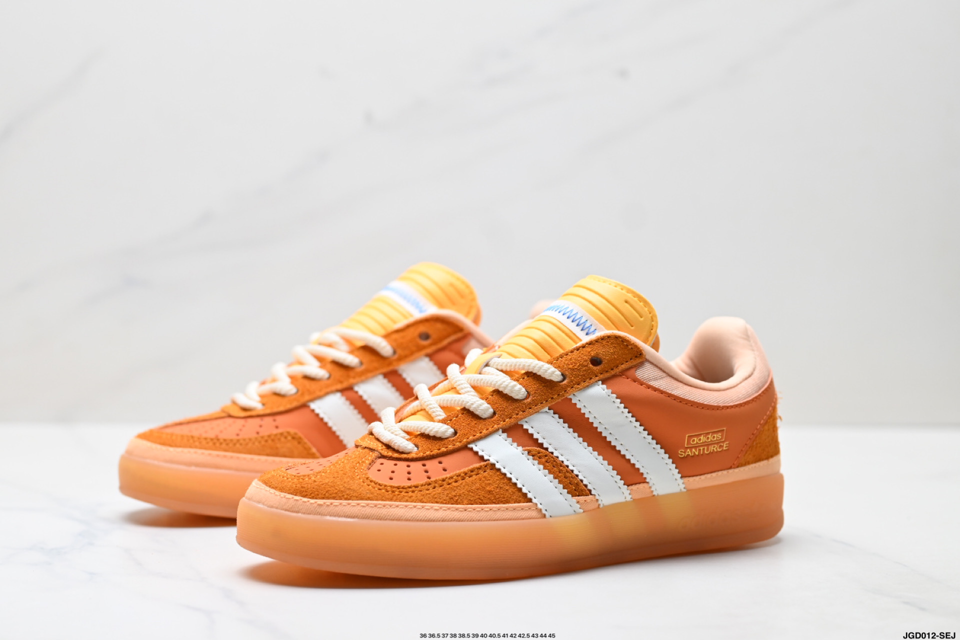 Bad Bunny x Adidas Originals Gazelle INdoor 三叶草休闲防滑耐磨低帮板鞋 JS5050