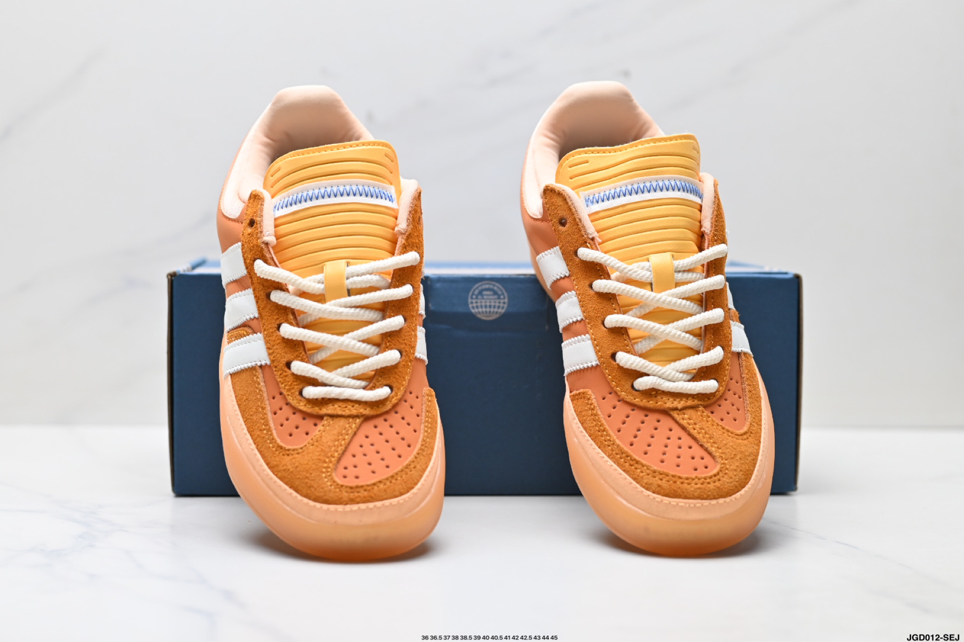 Bad Bunny x Adidas Originals Gazelle INdoor 三叶草休闲防滑耐磨低帮板鞋 JS5050