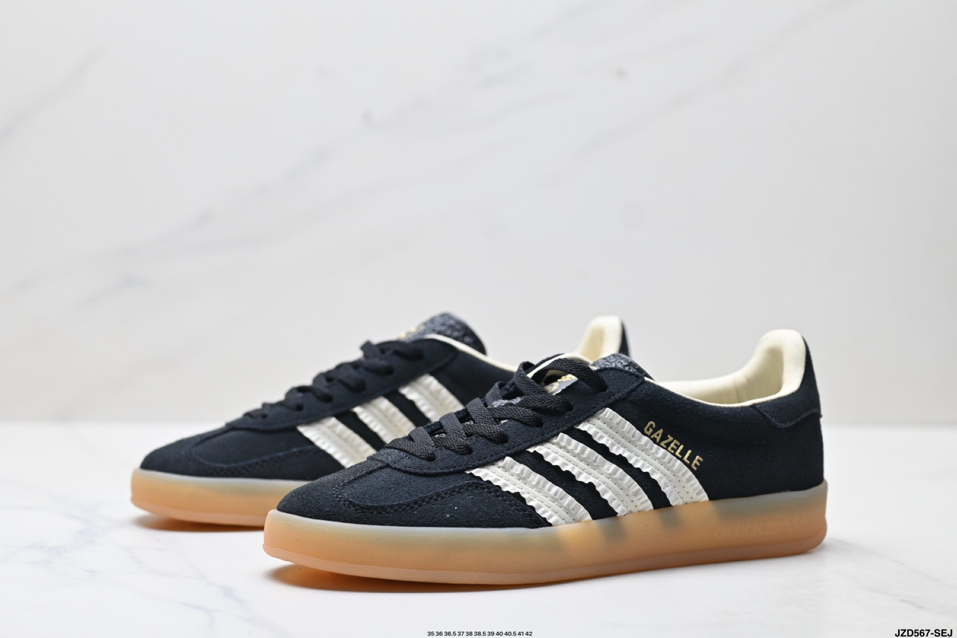 Adidas Originals Gazelle INdoor 三叶草休闲防滑耐磨低帮板鞋 JS1412