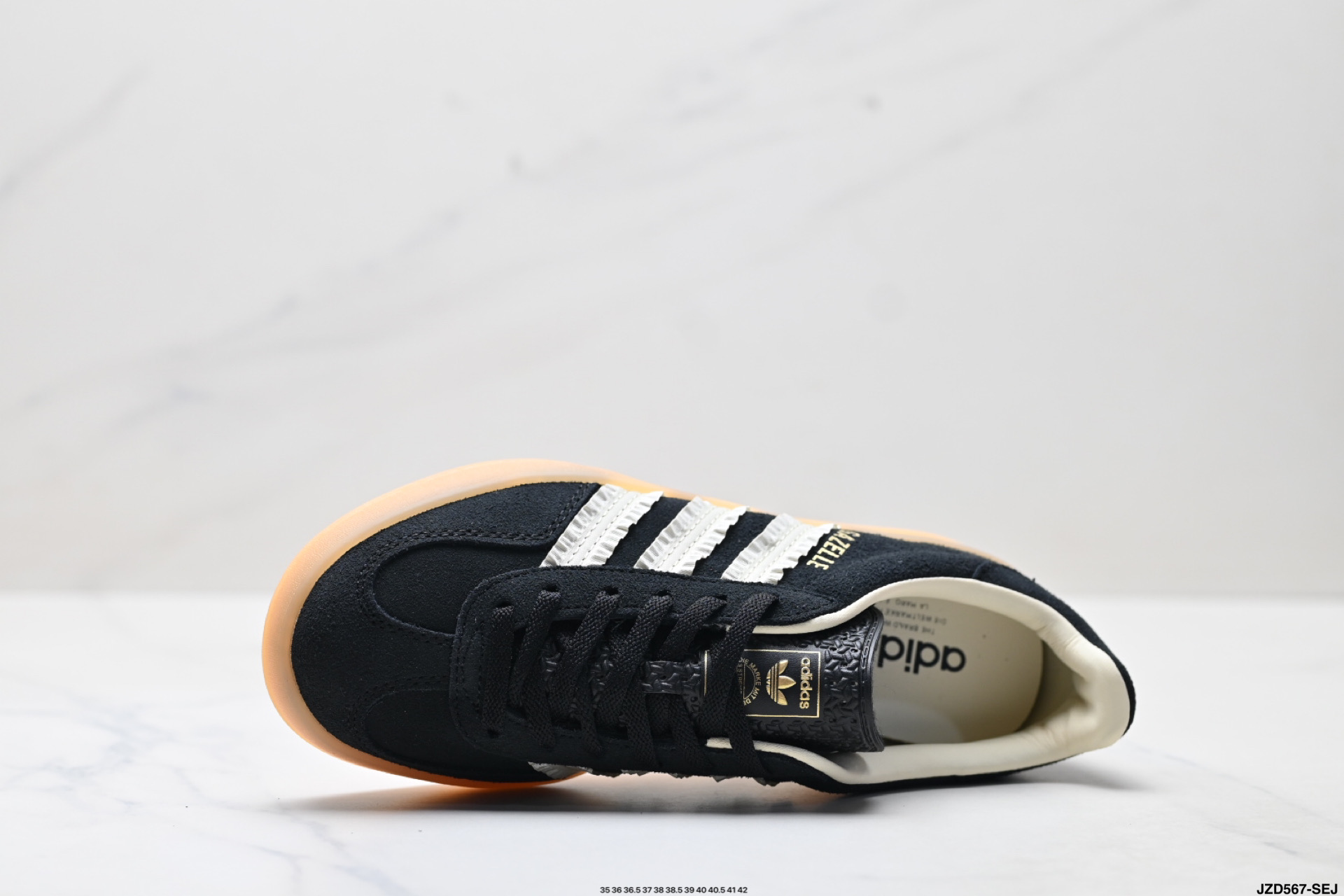 Adidas Originals Gazelle INdoor 三叶草休闲防滑耐磨低帮板鞋 JS1412