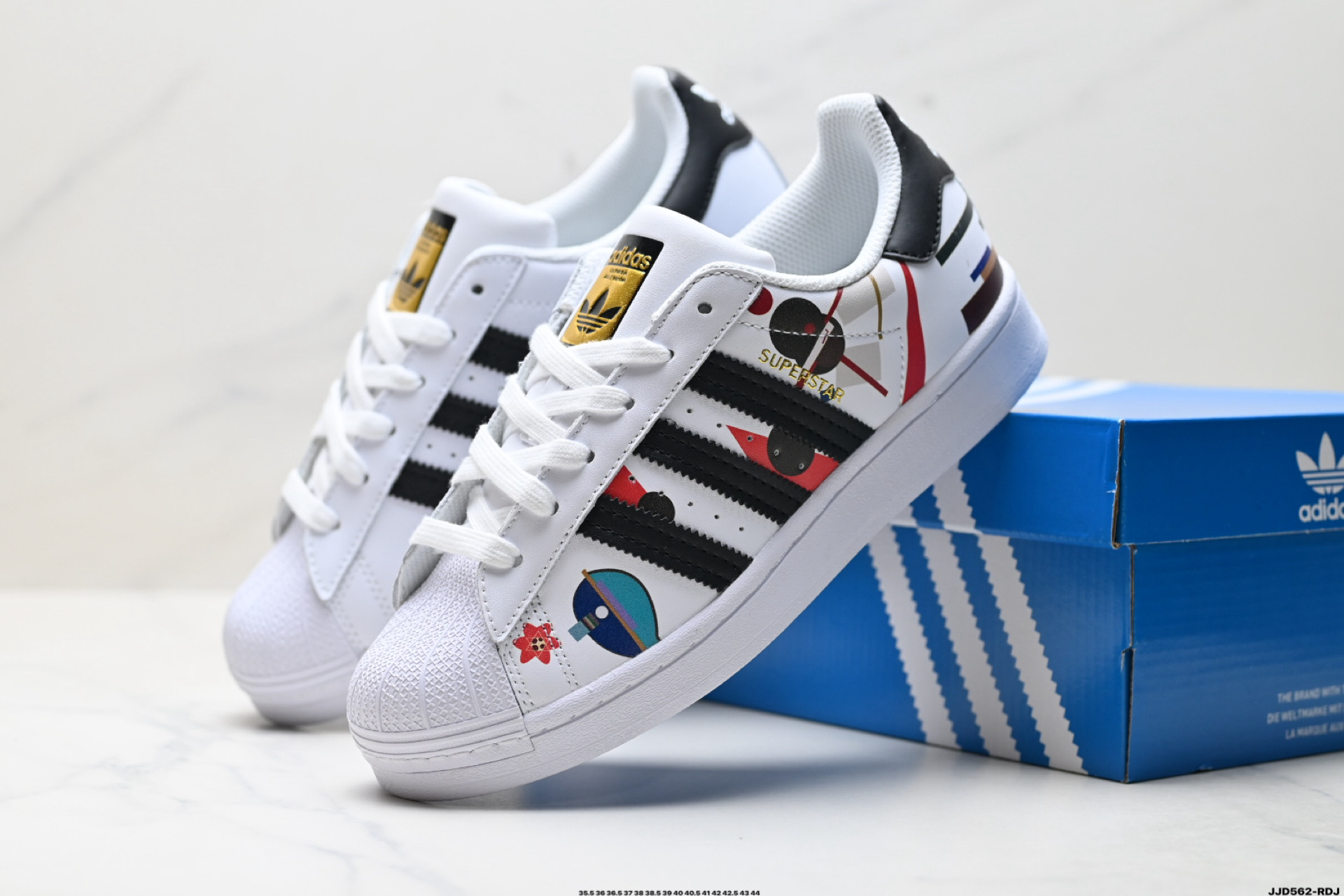 Adidas Originals Superstar贝壳头系列 阿迪达斯 低帮经典百搭休闲运动板鞋 EG4958