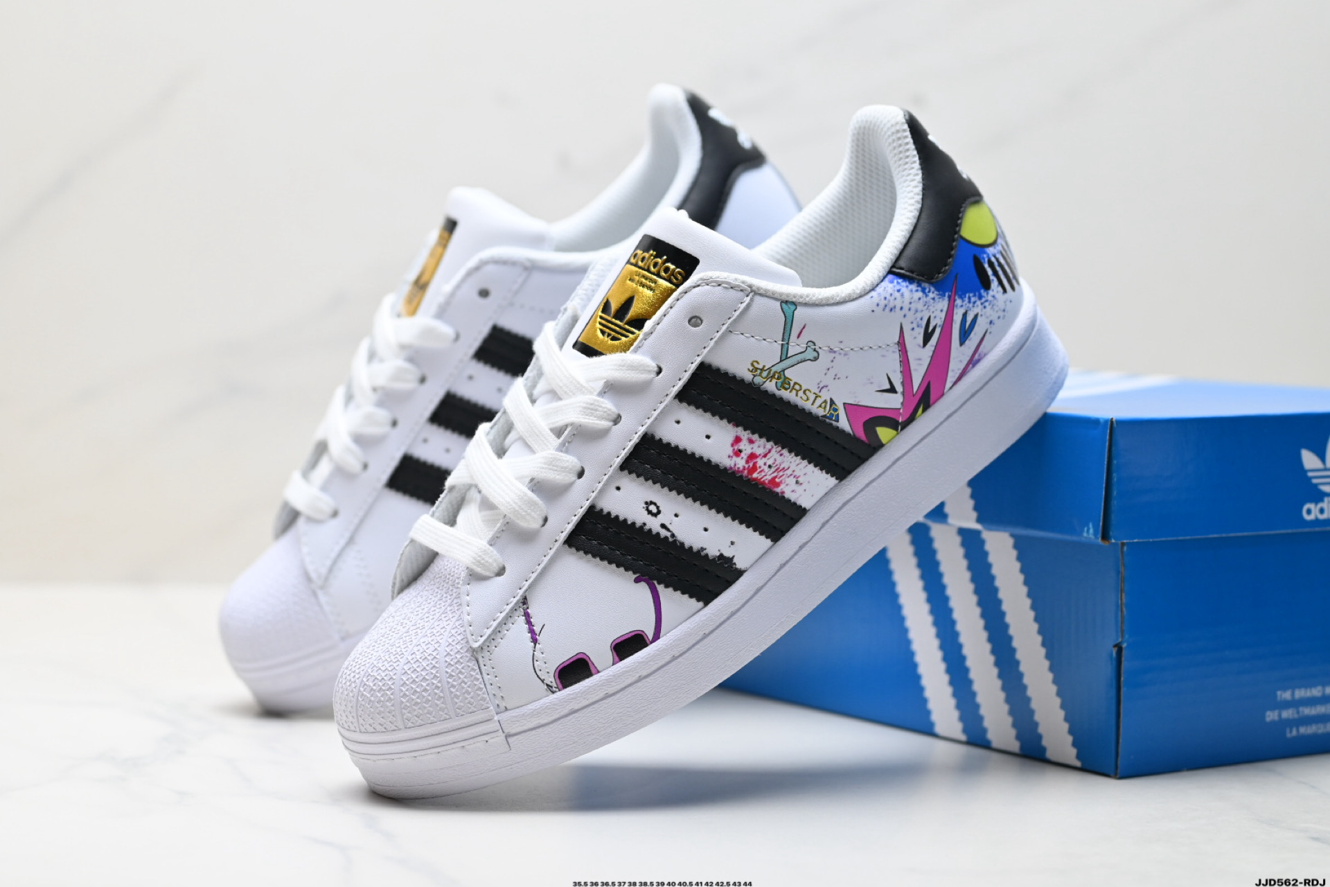 Adidas Originals Superstar贝壳头系列 阿迪达斯 低帮经典百搭休闲运动板鞋 EG4958