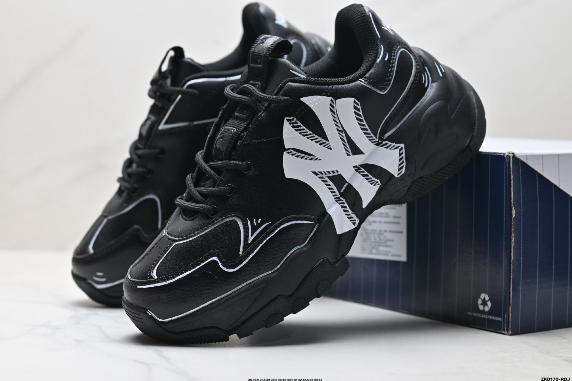 MLB BIGBALL CHUNKY PIXEL ‘DIY定制’ 简约时尚 百搭 包裹性保暖防滑防水减震 低帮 板鞋 32SHC101N