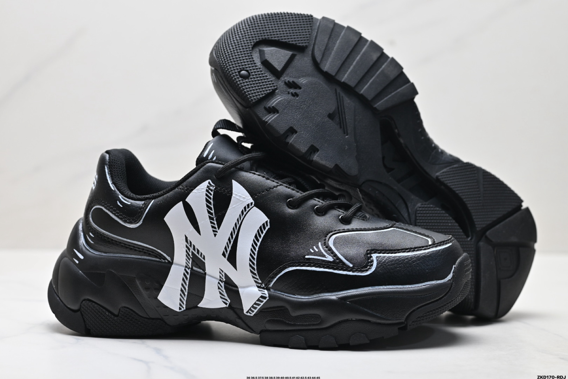 MLB BIGBALL CHUNKY PIXEL ‘DIY定制’ 简约时尚 百搭 包裹性保暖防滑防水减震 低帮 板鞋 32SHC101N