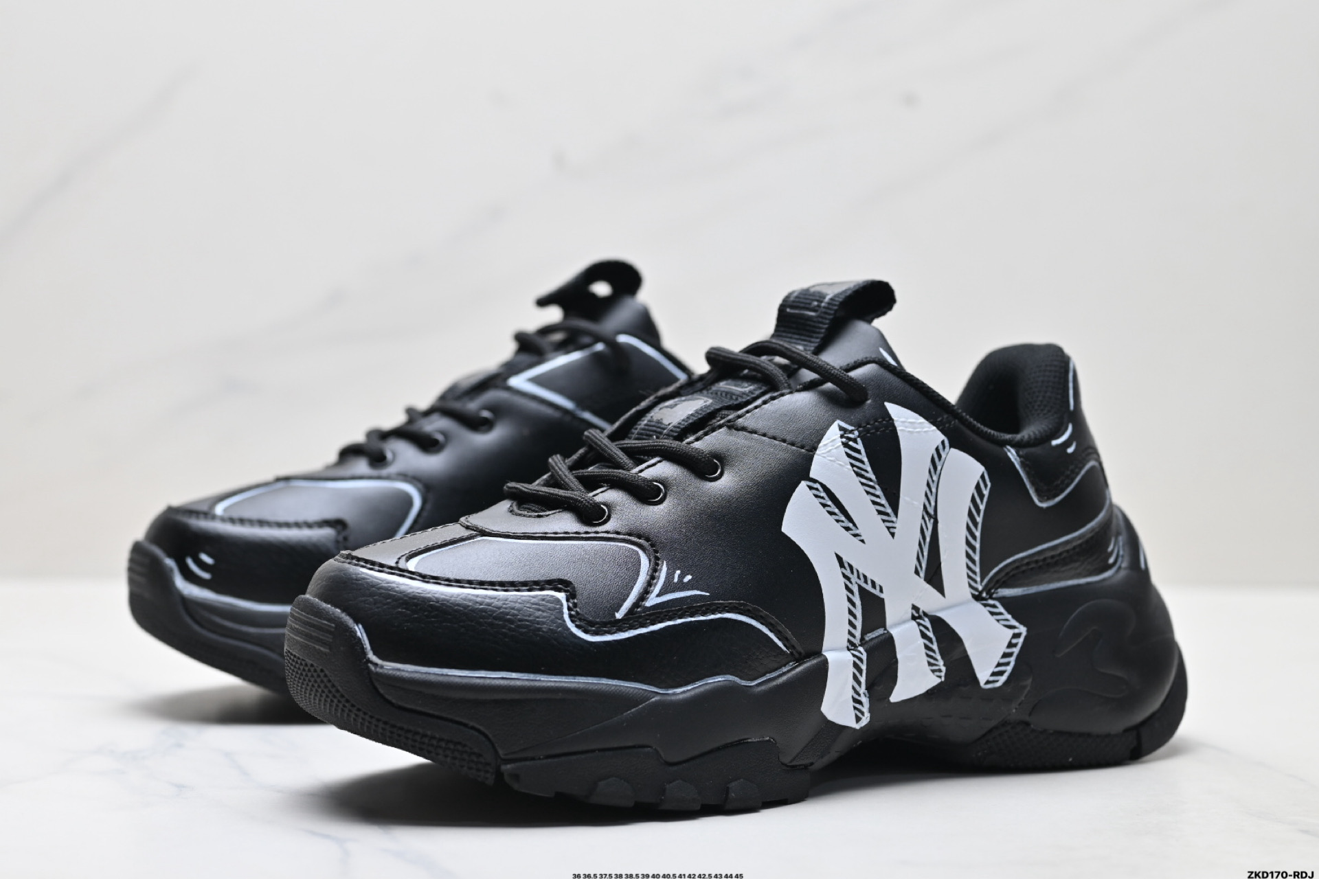 MLB BIGBALL CHUNKY PIXEL ‘DIY定制’ 简约时尚 百搭 包裹性保暖防滑防水减震 低帮 板鞋 32SHC101N