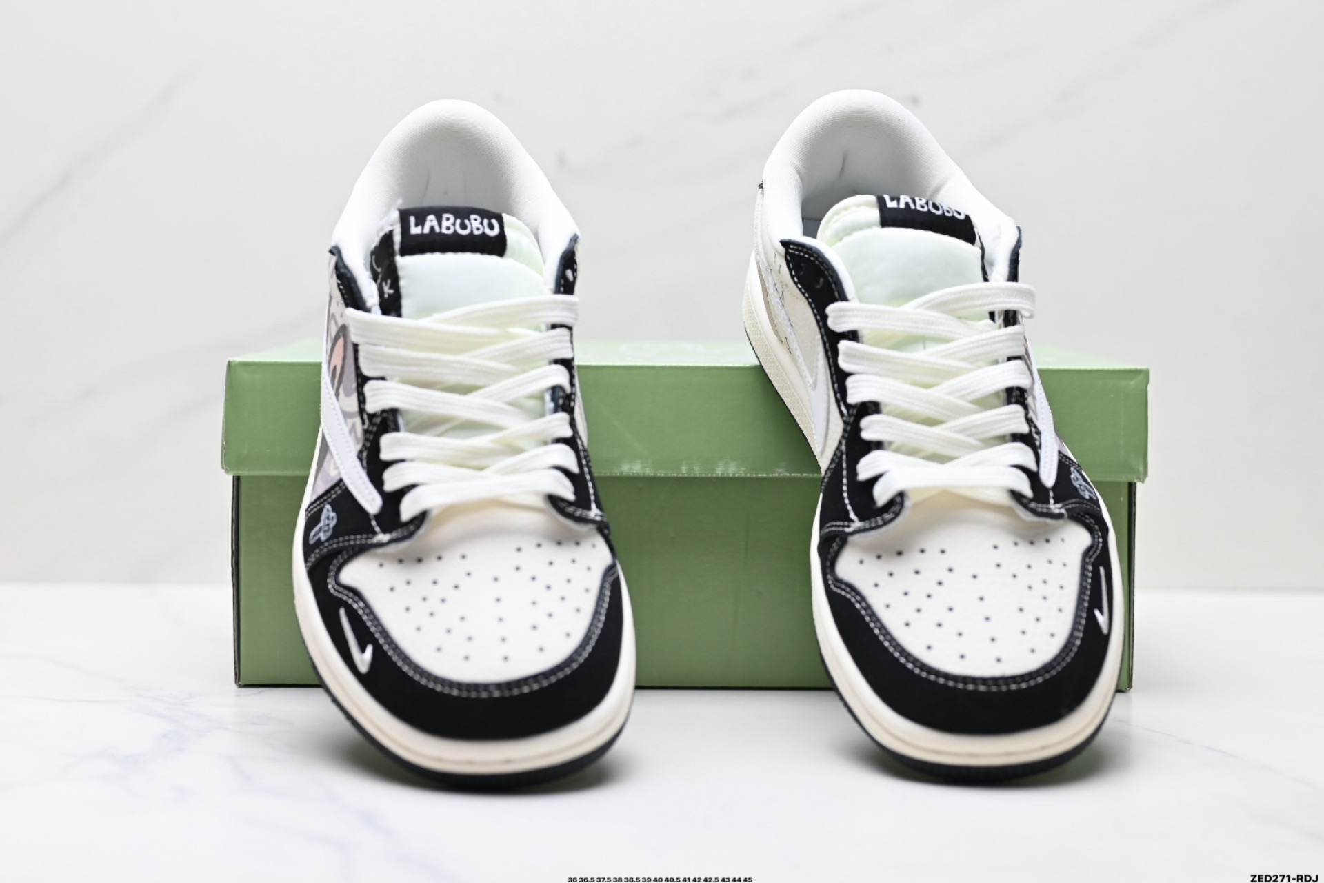 Nike Air Jordan 1 x Travis Scott AJ1倒勾 乔一倒钩 ‘DIY’定制 耐克 低帮文化篮球鞋 DX1888-096