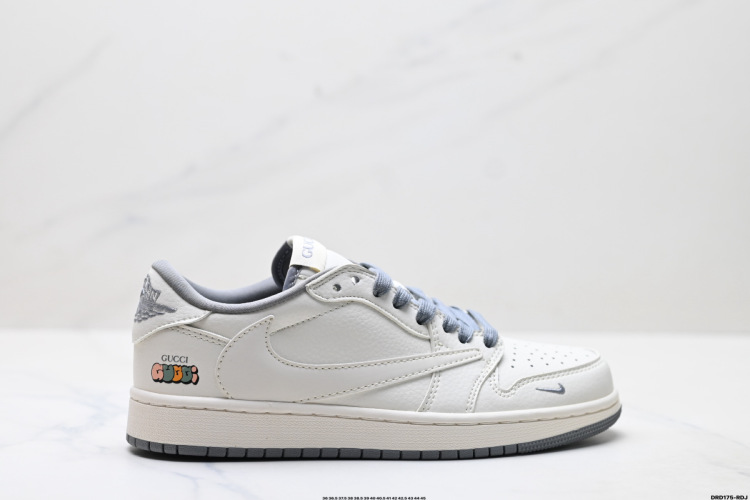 Nike Air Jordan 1 x Travis Scott Low-Top Sneakers 'DIY' Custom Design 1 Nike Air Jordan 1 x Travis Scott Low-Top Sneakers ‘DIY’ Custom Design