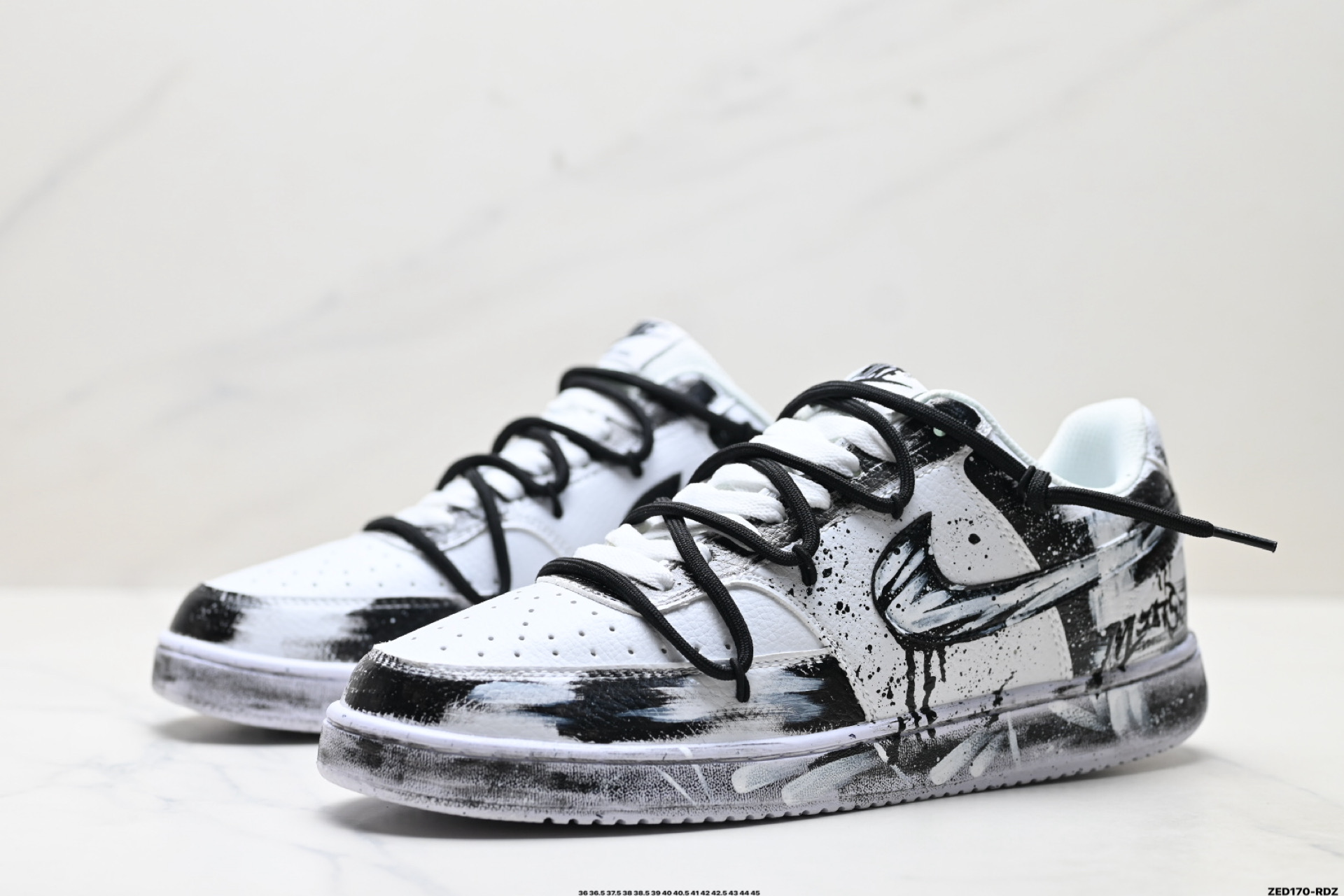 NIKE COURT VISION LO ‘DIY’定制 低帮百搭 透气休闲运动板鞋 DH2987-101