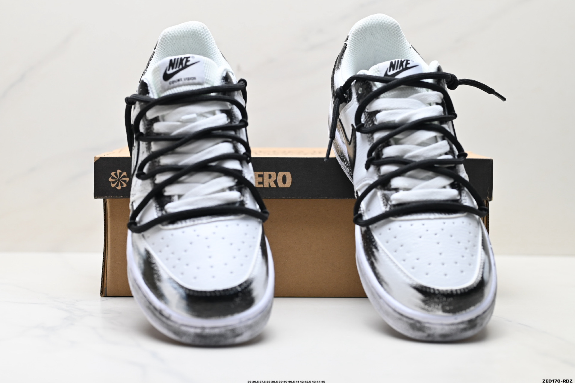 NIKE COURT VISION LO ‘DIY’定制 低帮百搭 透气休闲运动板鞋 DH2987-101