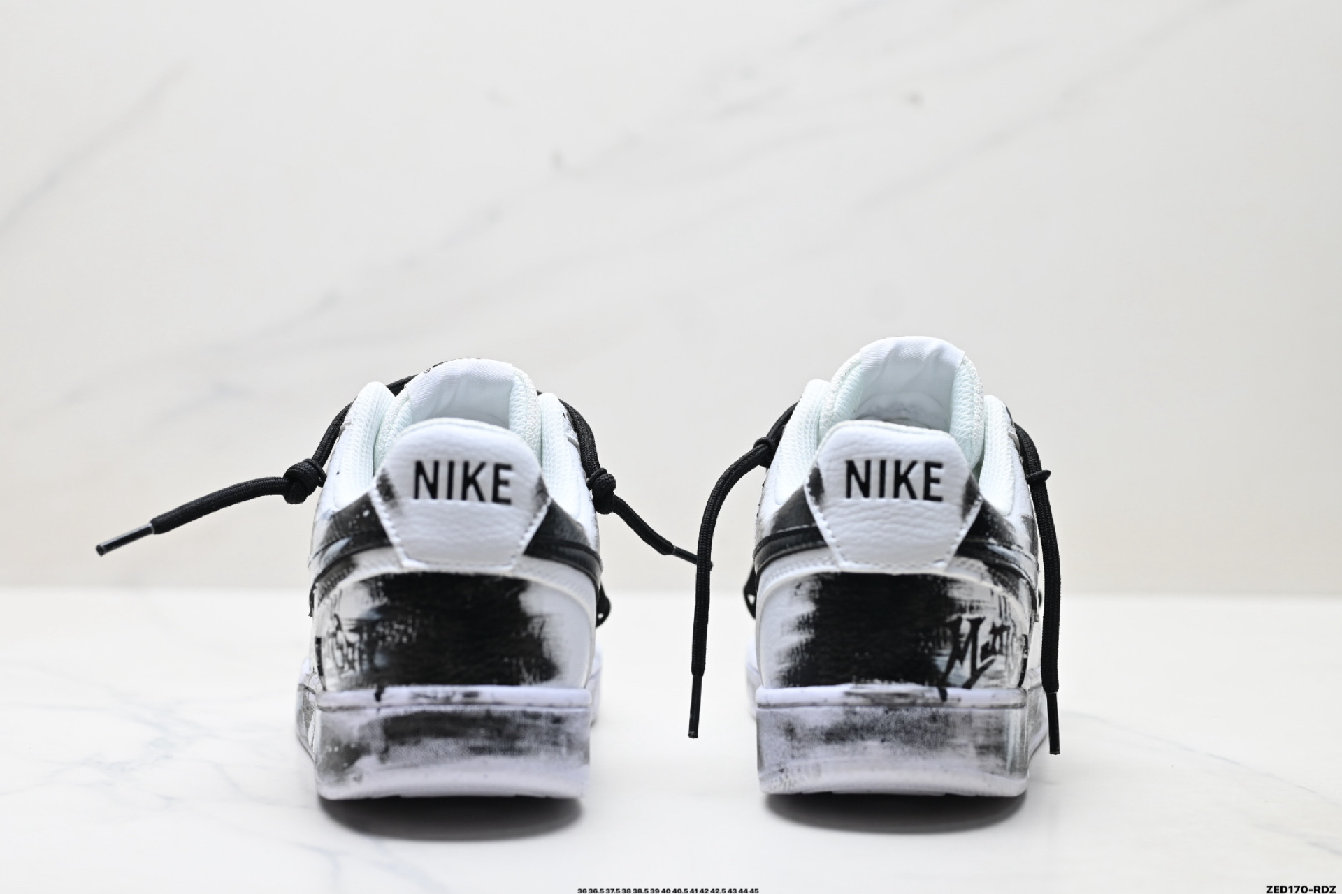 NIKE COURT VISION LO ‘DIY’定制 低帮百搭 透气休闲运动板鞋 DH2987-101