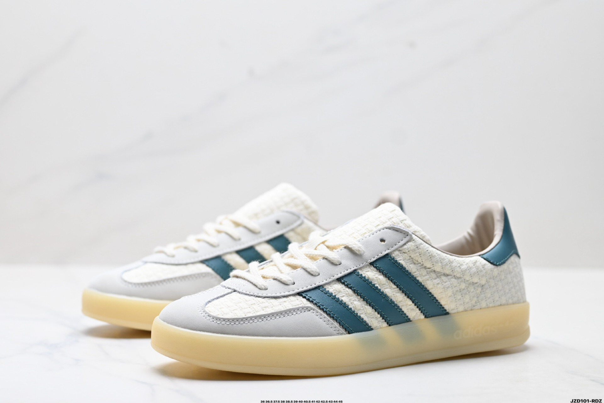Adidas Originals Gazelle INdoor 三叶草休闲防滑耐磨低帮板鞋 JR3837