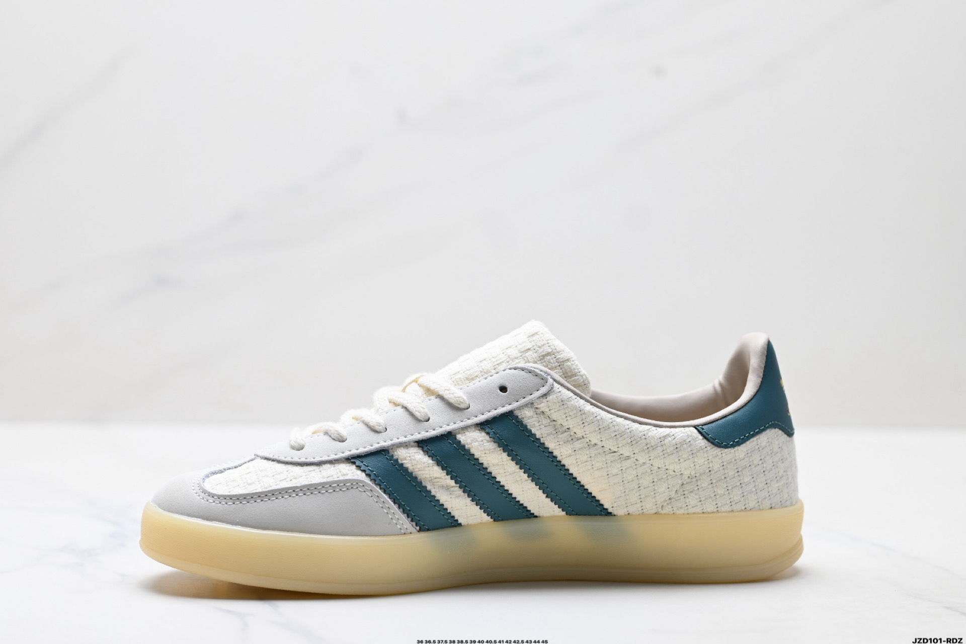 Adidas Originals Gazelle INdoor 三叶草休闲防滑耐磨低帮板鞋 JR3837