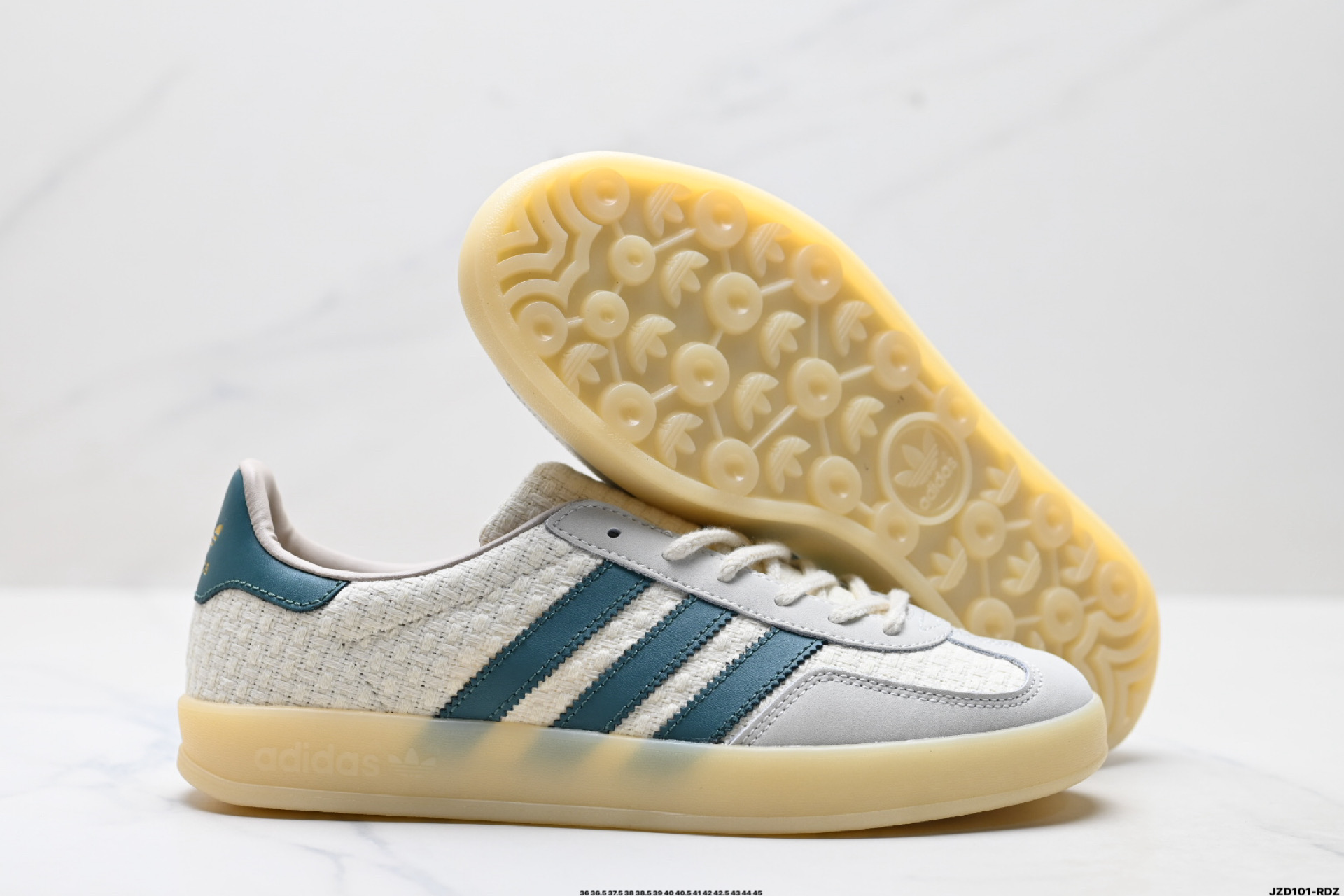 Adidas Originals Gazelle INdoor 三叶草休闲防滑耐磨低帮板鞋 JR3837
