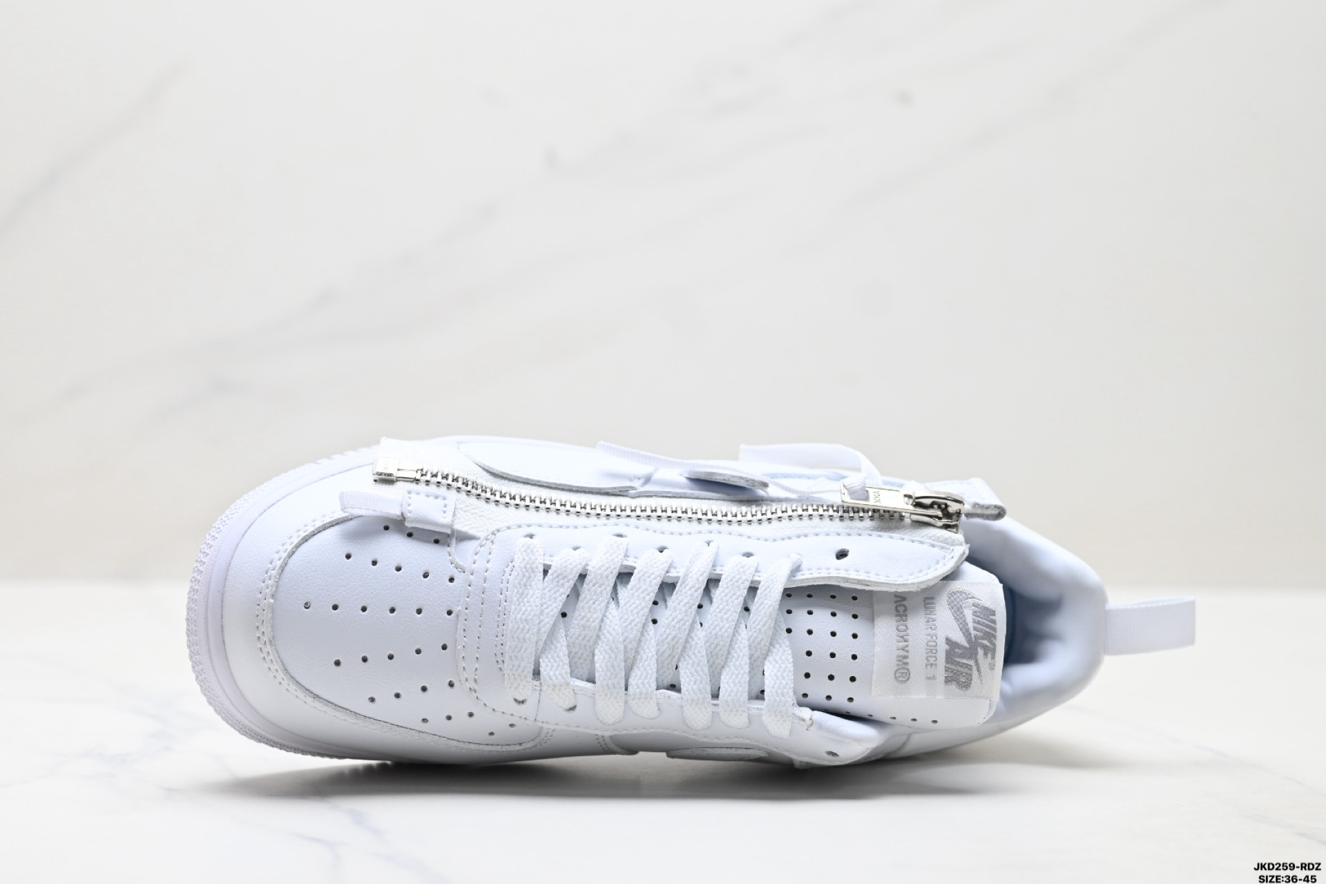 Acronym x Nike Lunar force 1 空军联名款 拉链 休闲 包裹性耐磨 低帮 板鞋 AJ6247-100