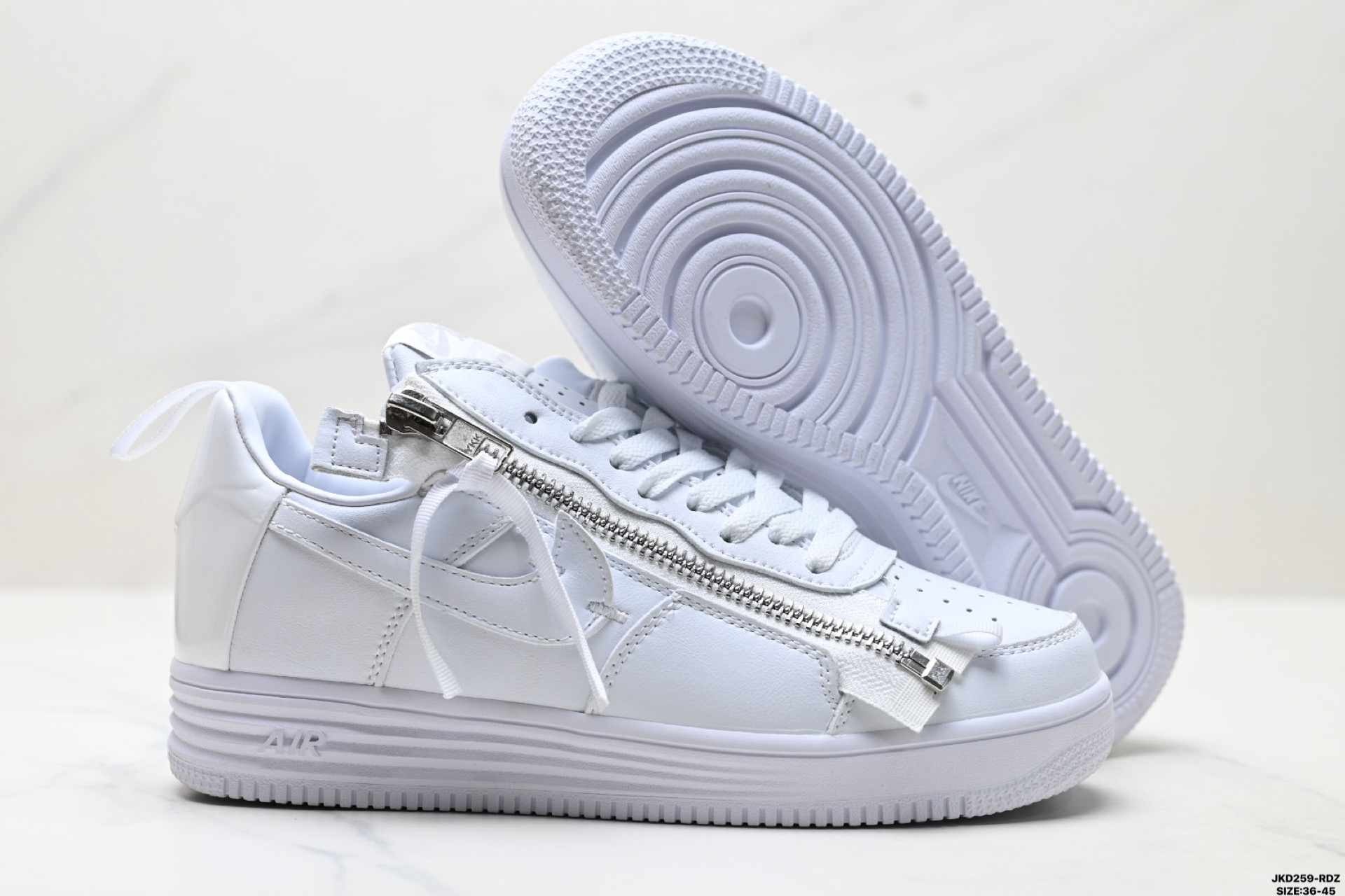 Acronym x Nike Lunar force 1 空军联名款 拉链 休闲 包裹性耐磨 低帮 板鞋 AJ6247-100