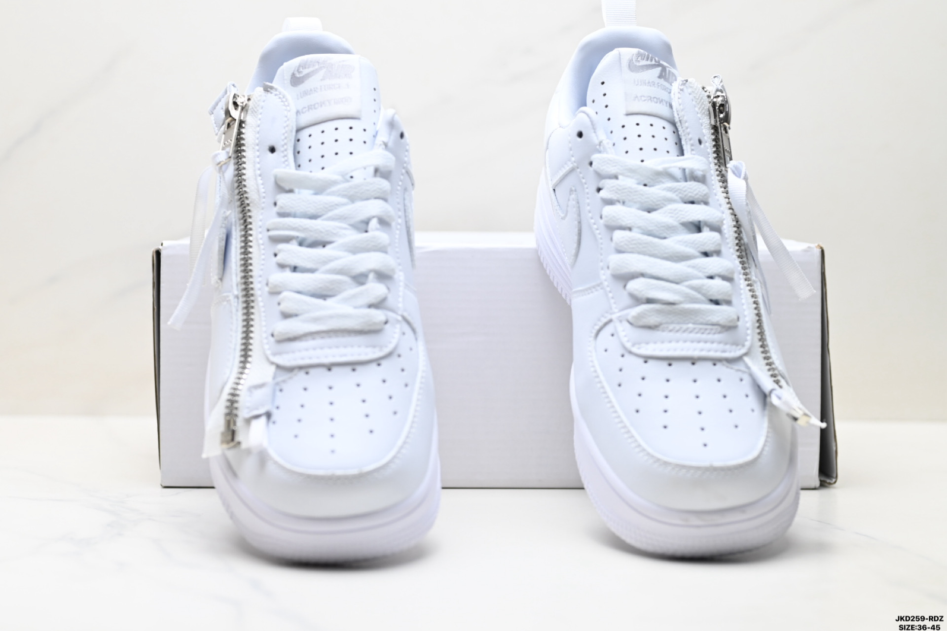 Acronym x Nike Lunar force 1 空军联名款 拉链 休闲 包裹性耐磨 低帮 板鞋 AJ6247-100