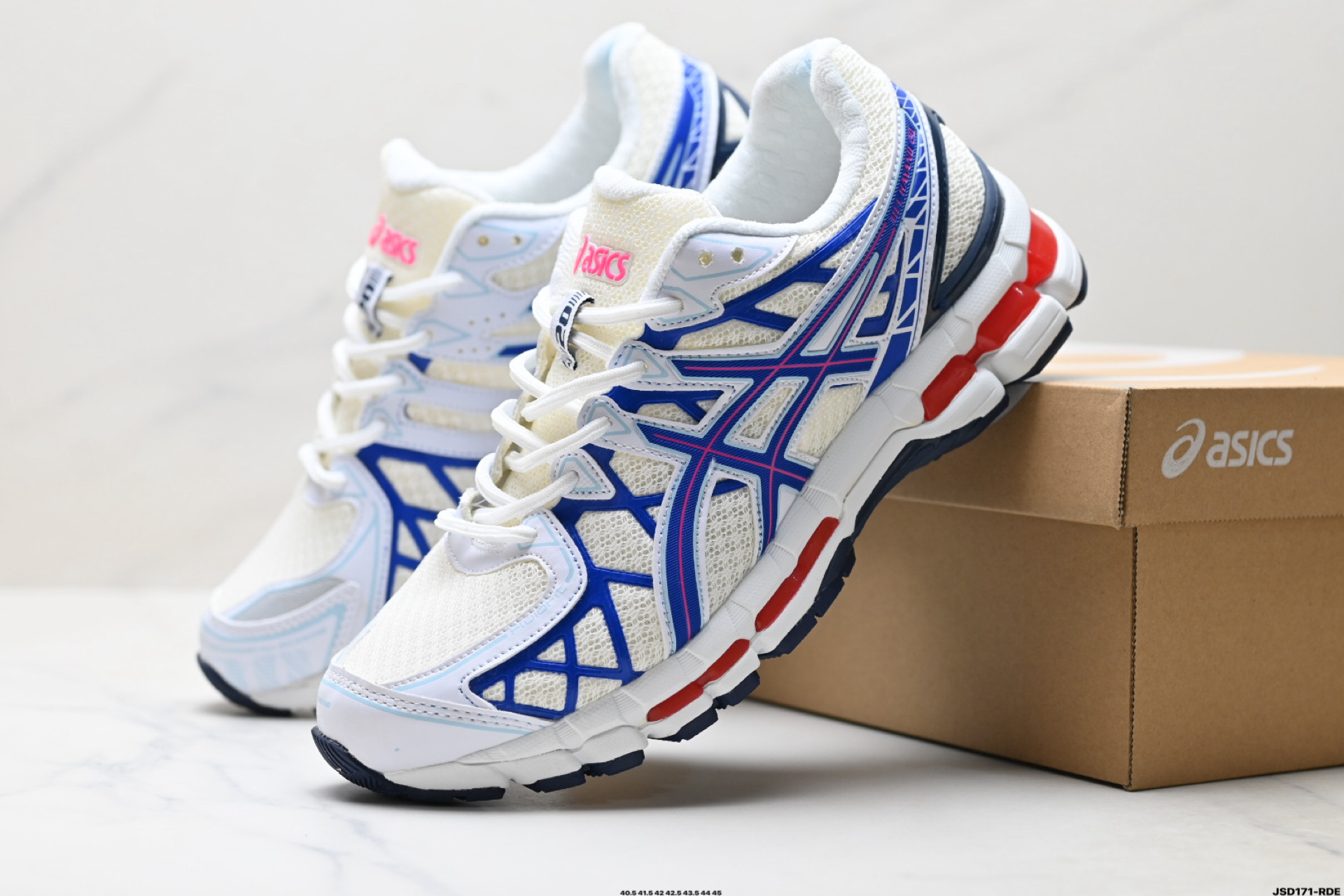 Asics Gel-Kinetic Fluent 亚瑟士 复古休闲运动鞋厚底增高老爹鞋 1203A591-021