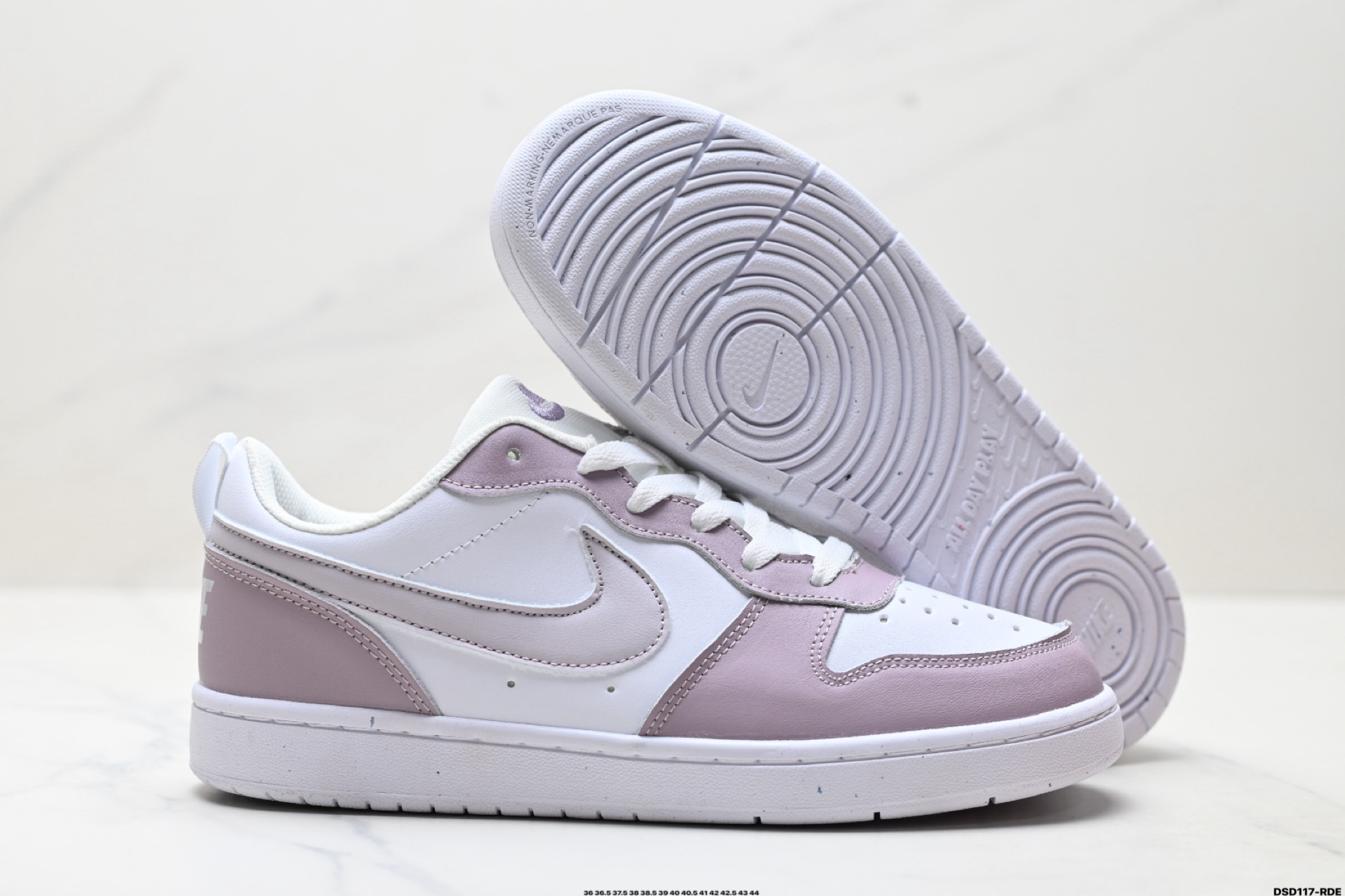🈴💰120
真标✅NIKE COURT BOROUGH LOW 耐克  低帮百搭透气休闲运动板鞋
经典耐用的设计 兼顾舒适脚感和出众风范 演绎匠心之作 结构性的支撑贴合感结合复古篮球设计 塑就场外全明星风范
货号:DV5456-134
Size:36 36.5 37.5 38 38.5 39 40 40.5 41 42 42.5 43 44 
ID:DSD117-RDE