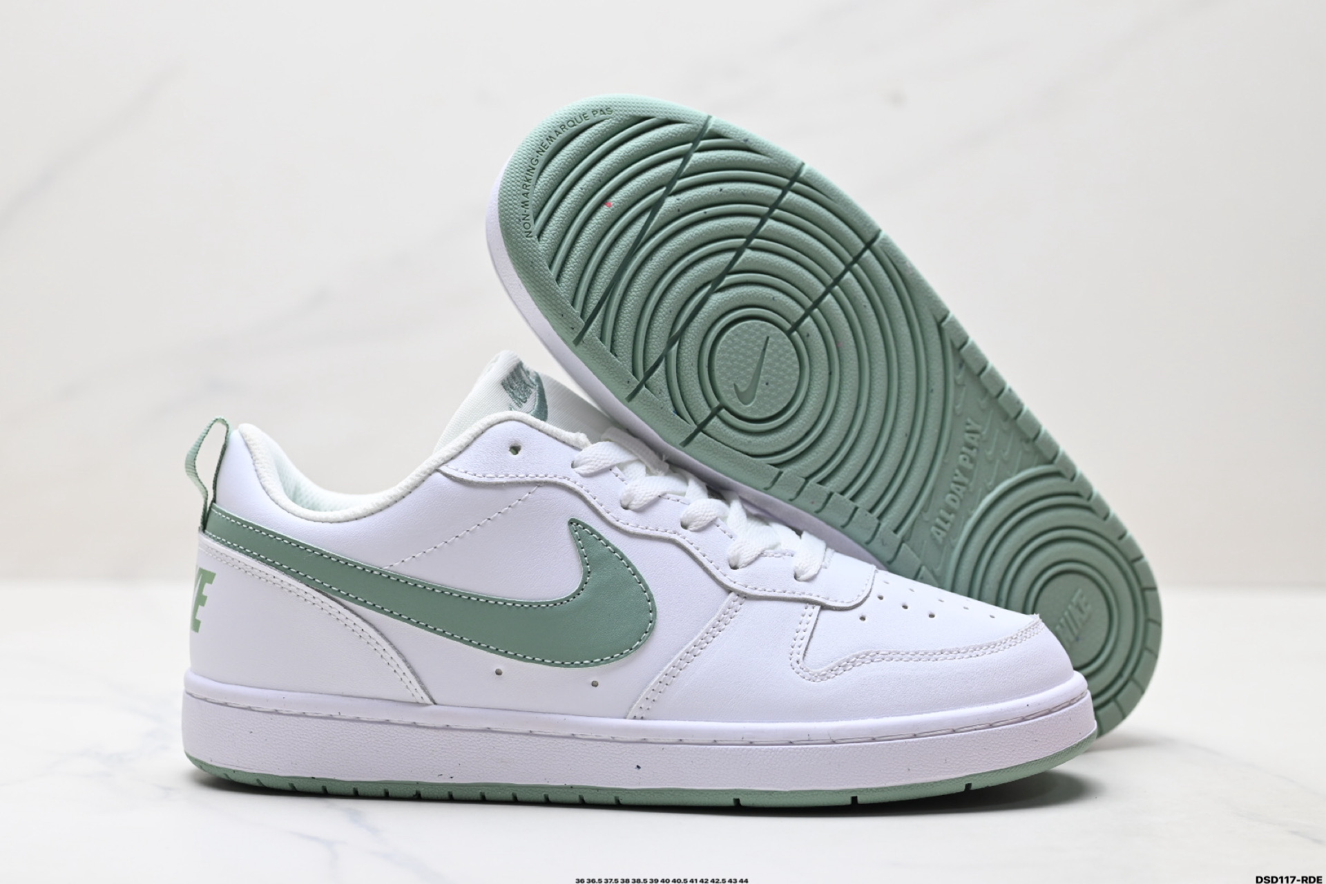 💰120
真标✅NIKE COURT BOROUGH LOW 耐克  低帮百搭透气休闲运动板鞋
经典耐用的设计 兼顾舒适脚感和出众风范 演绎匠心之作 结构性的支撑贴合感结合复古篮球设计 塑就场外全明星风范
货号:DV5456-134
Size:36 36.5 37.5 38 38.5 39 40 40.5 41 42 42.5 43 44 
ID:DSD117-RDE