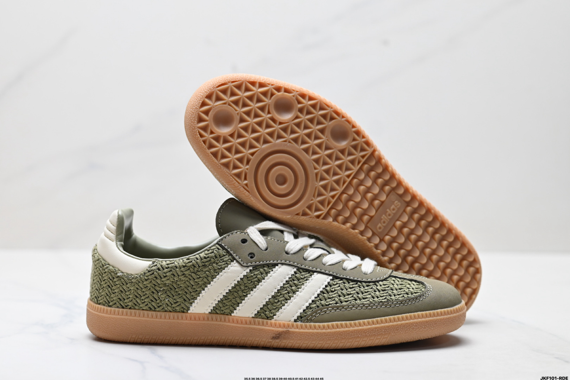 Adidas Originals Samba OG 阿迪达斯三叶草 桑巴舞系列绅士德训足球风百搭低帮休闲运动板鞋 JR9446