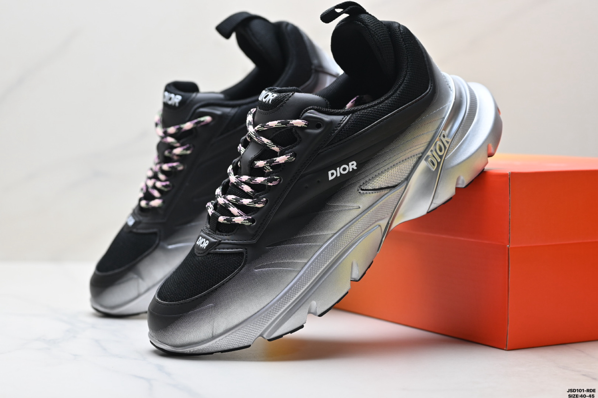 Dior迪奥 Blade Runner Microfiber Me B44 复古休闲老爹鞋