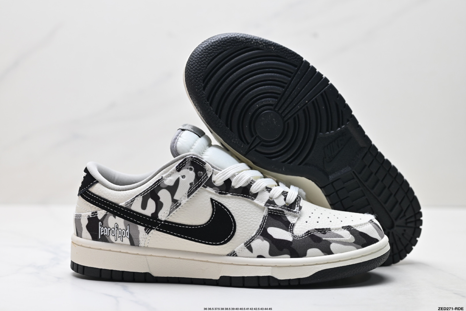 Nike Dunk Low Retro ‘DIY高端定制’耐克 低帮休闲运动板鞋 SR2025-002