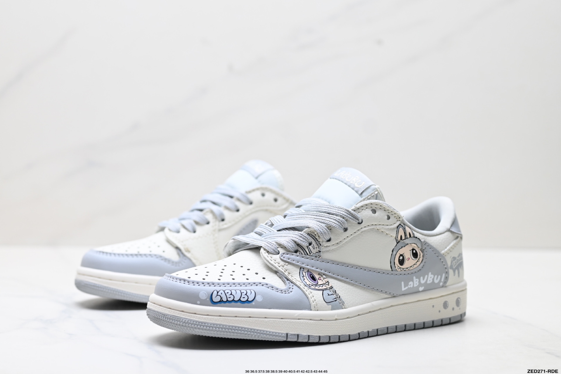 Nike Air Jordan 1 x Travis Scott AJ1倒勾 乔一倒钩 ‘DIY’定制 耐克 低帮文化篮球鞋 JW1188-163