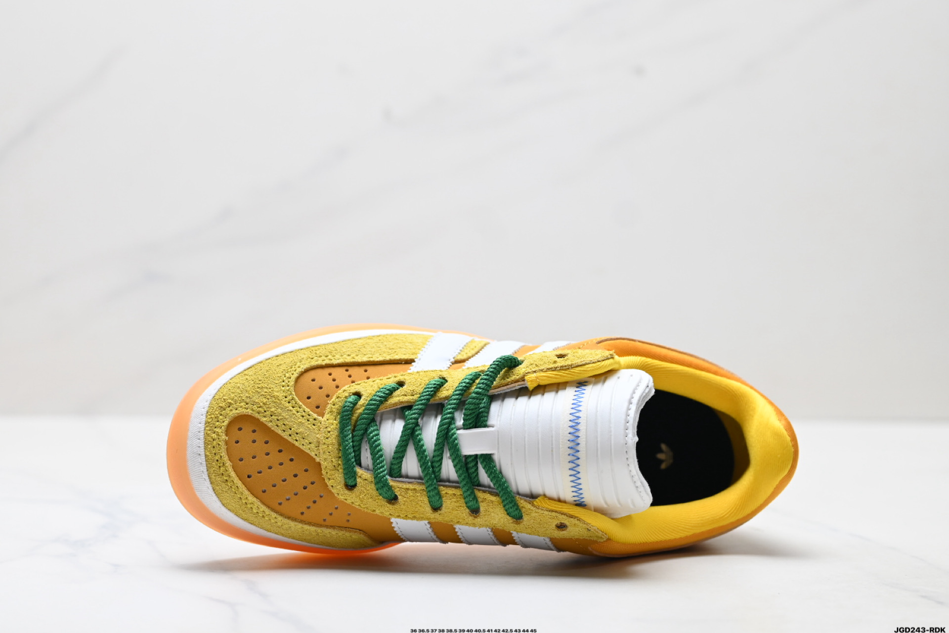 Bad Bunny x Adidas Originals Gazelle INdoor 三叶草休闲防滑耐磨低帮板鞋 JS5051