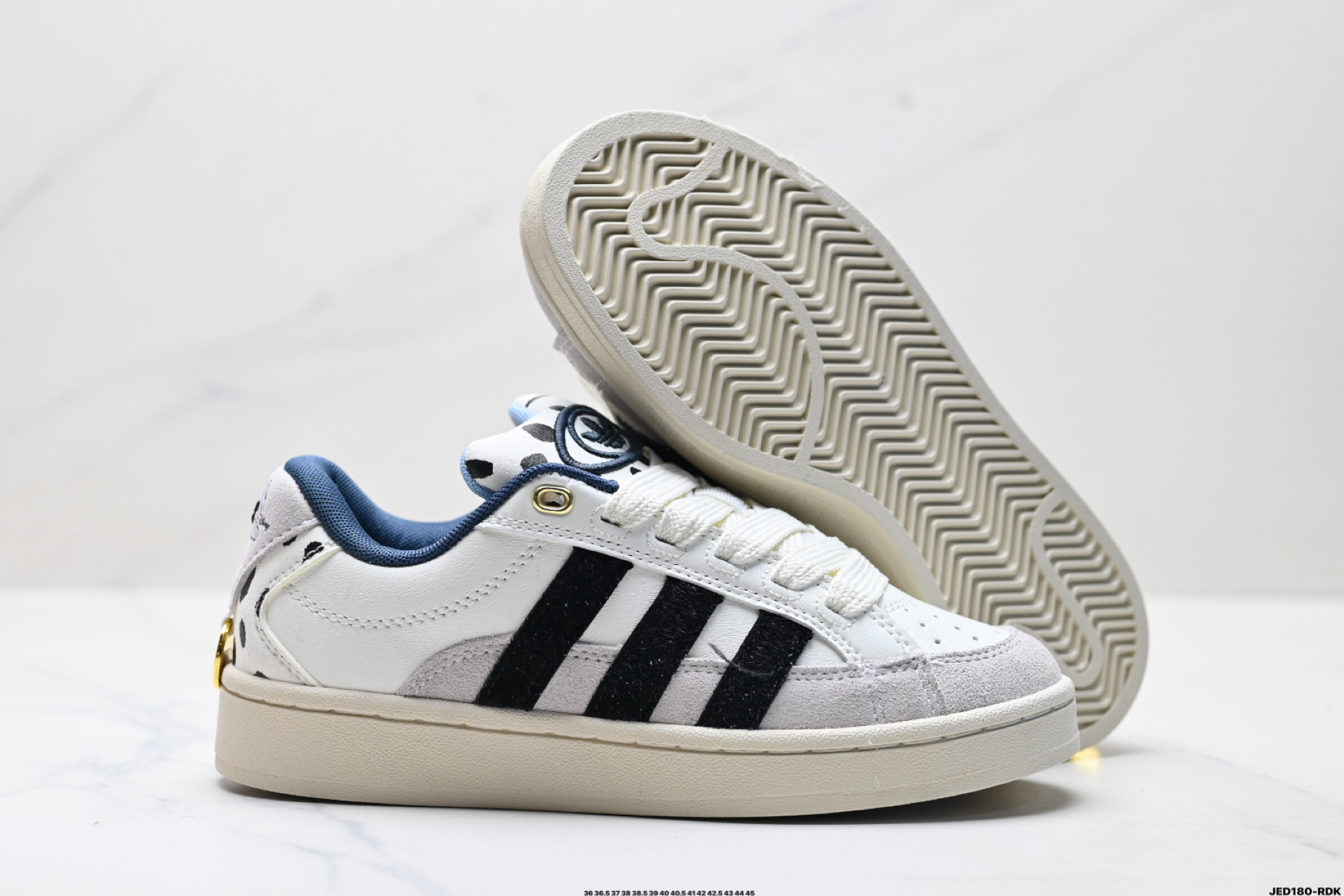 Adidas Originals Campus 00s Beta 阿迪达斯 学院系列 面包风经典复古低帮百搭休闲运动板鞋 JQ8733