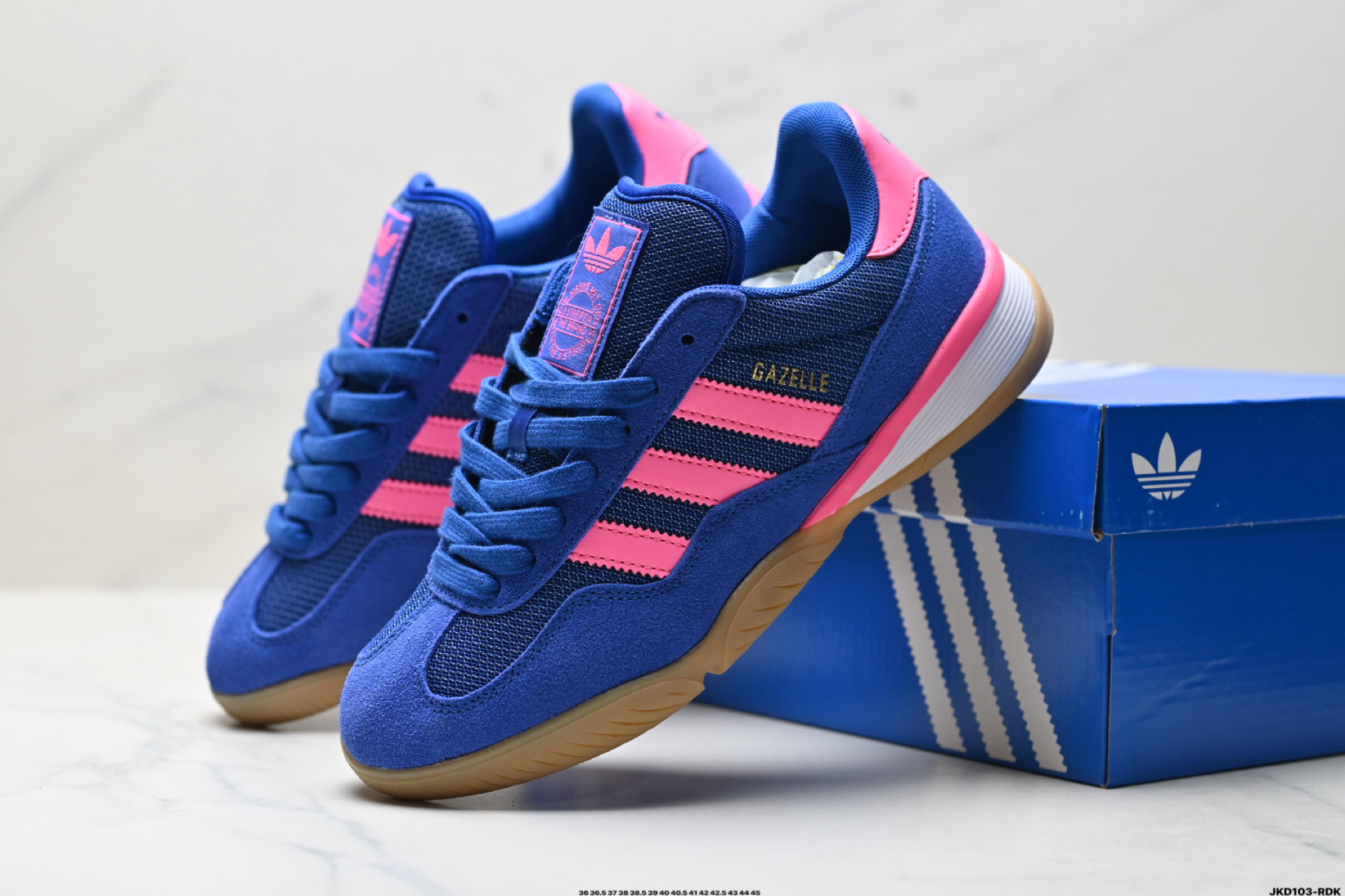 Adidas Originals Gazelle Sala 阿迪达斯 舒适柔软 耐磨 低帮 生活休闲鞋 JR3838